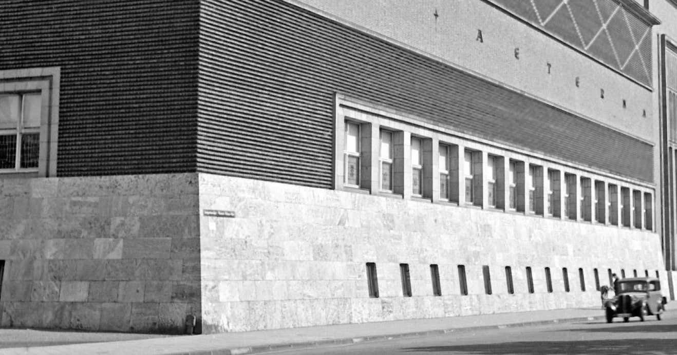 Karl Heinrich Lämmel Fine Arts Palace Within Court Of Honour Duesseldorf, Germany 1937 Printed Later 1937/2021 photo furniture
