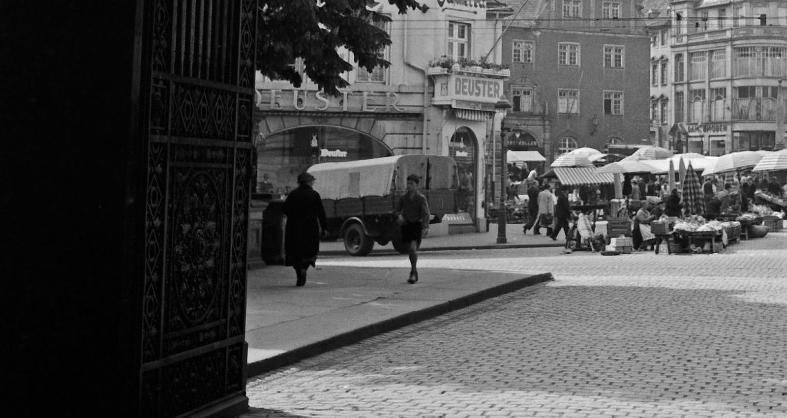Karl Heinrich Lämmel View Gate Residence Castle To Main Market Darmstadt, Germany 1938 Printed Later 1938/2021 photo for sale