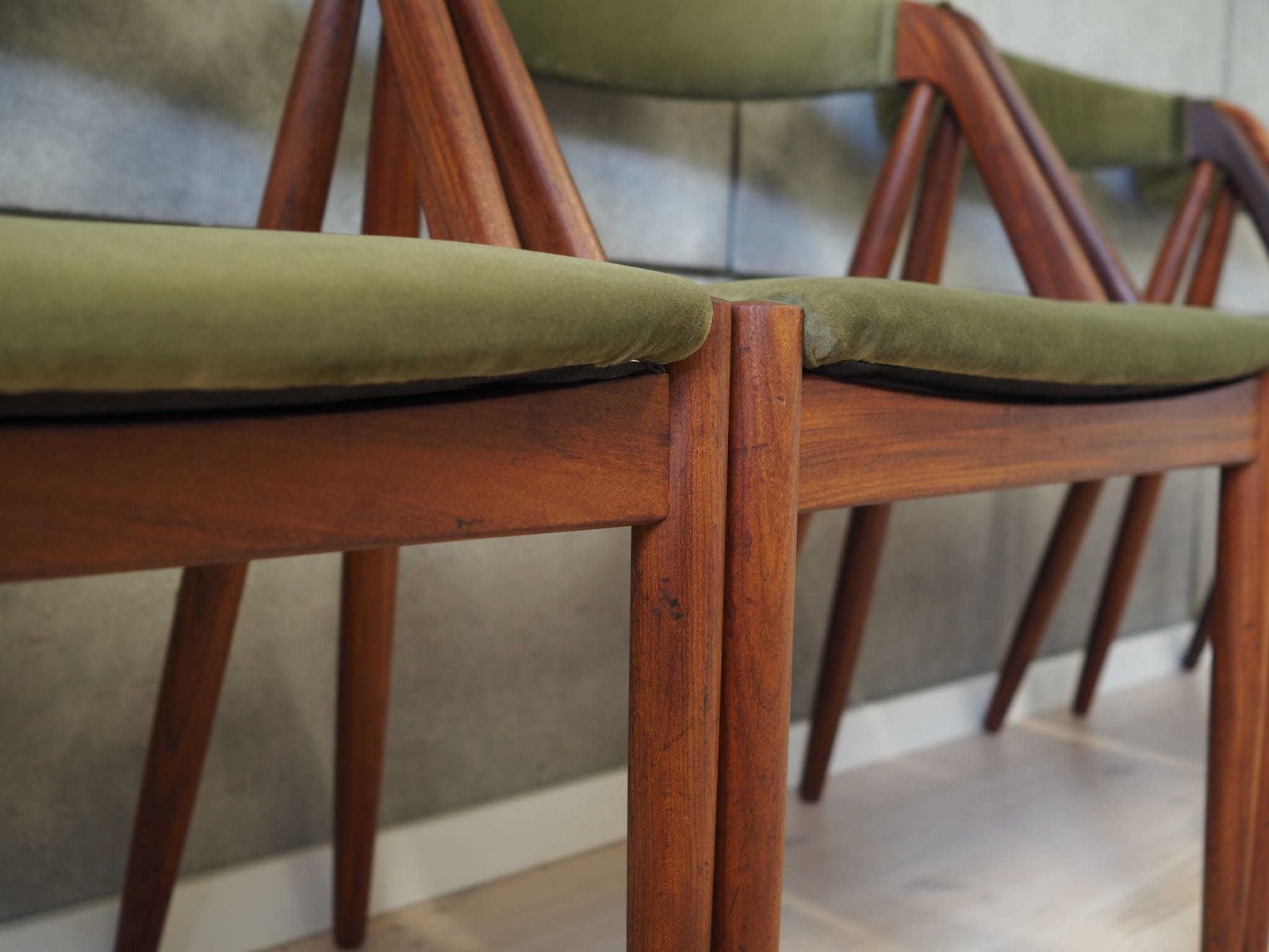 Set Of Four Vintage Chairs, Danish Design, 70s, Made By Kai Kristiansen photo Furniture