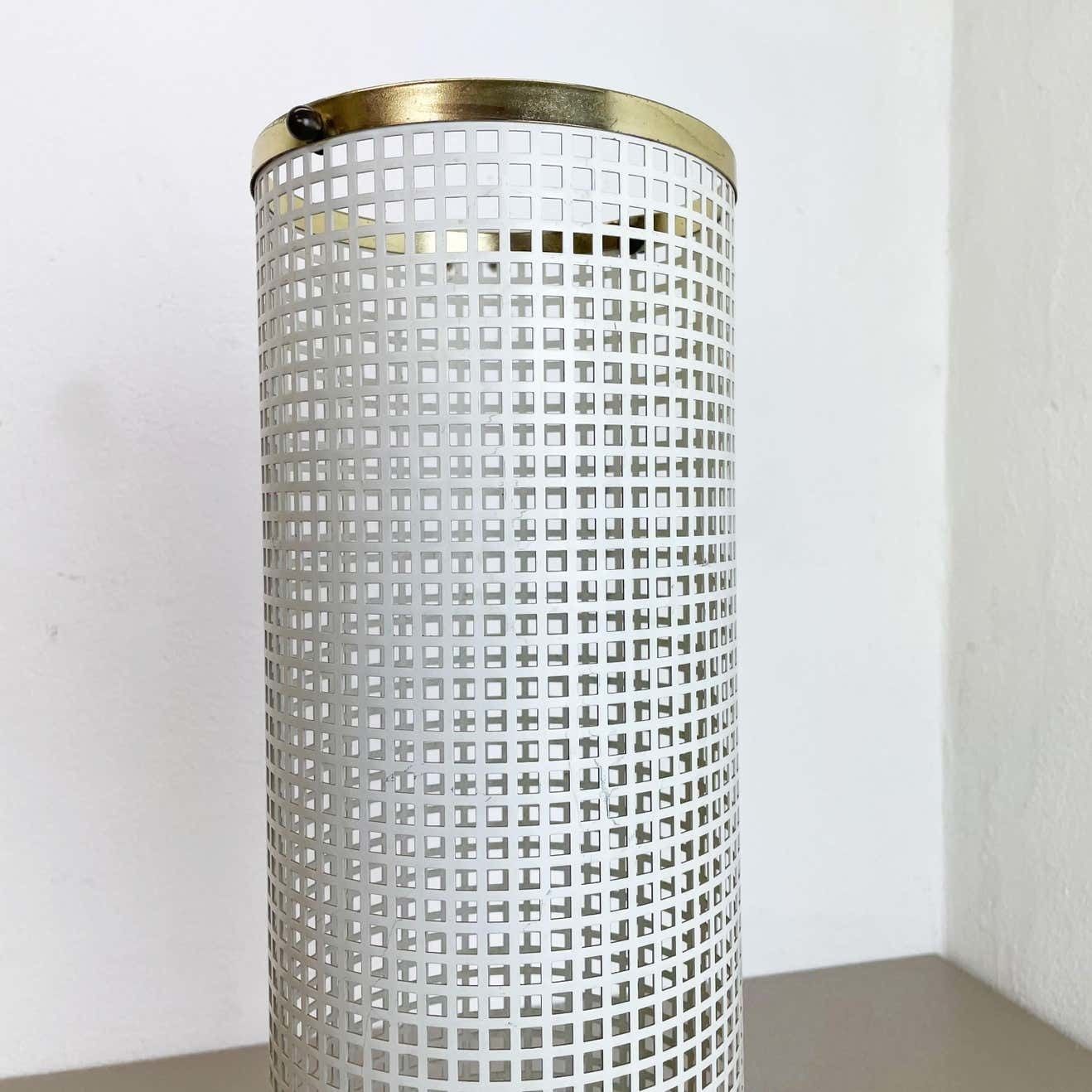 photo vinterior Midcentury Brass Matégot Style Hollywood Regency Umbrella Stand, France, 1950s