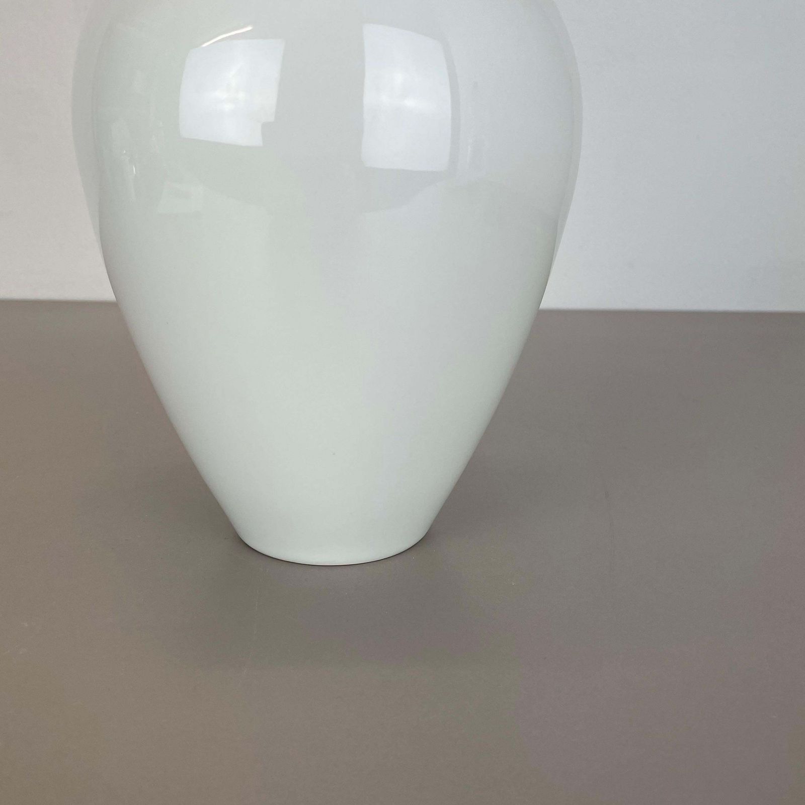 Large Op Art Vase Porcelain German Vase By Fürstenberg Ceramics, Germany, 1970s photo Home Decor
