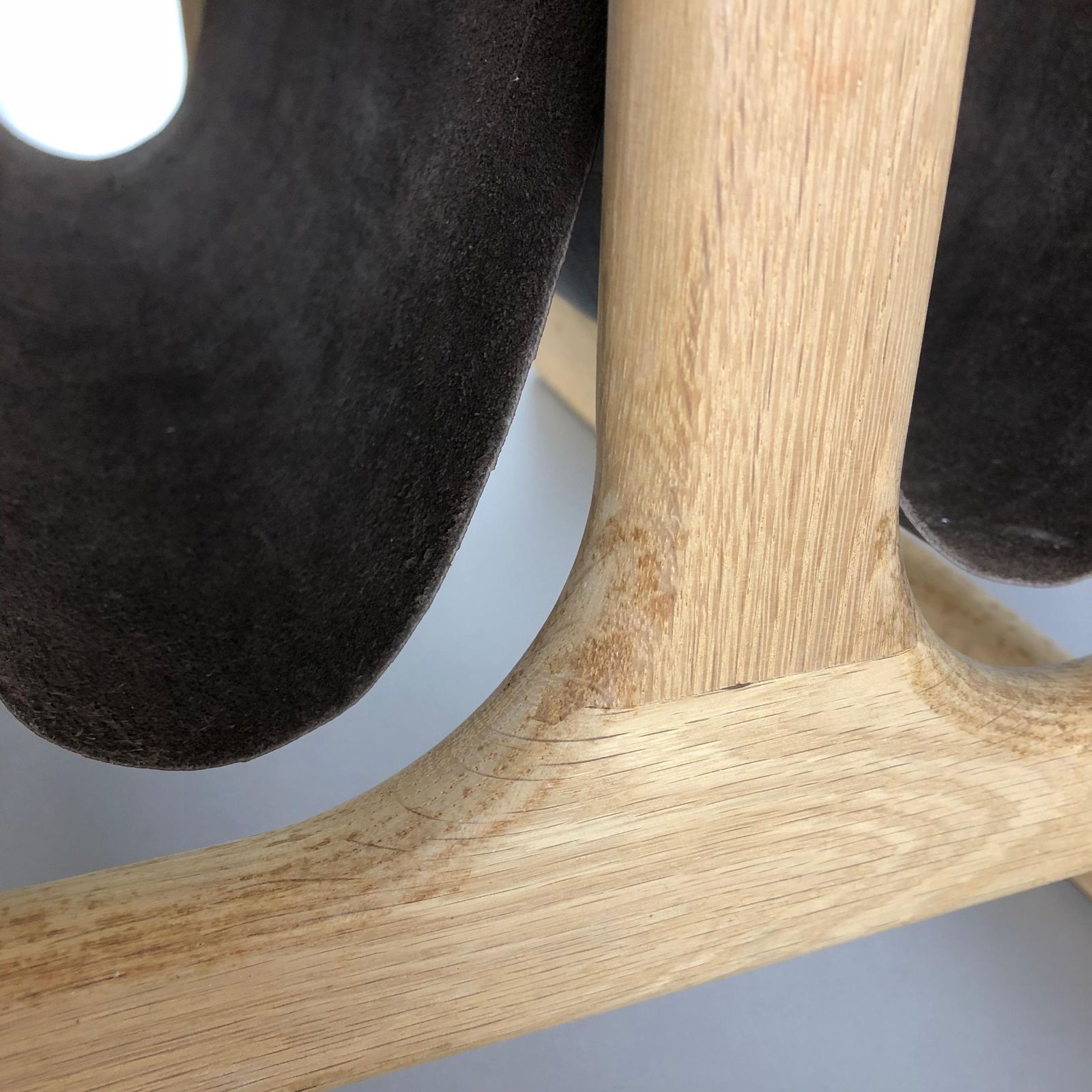 545.0 Minimalistic 1970s Danish Oak Wood Magazine Rack Design Made By Salin Møbler photo