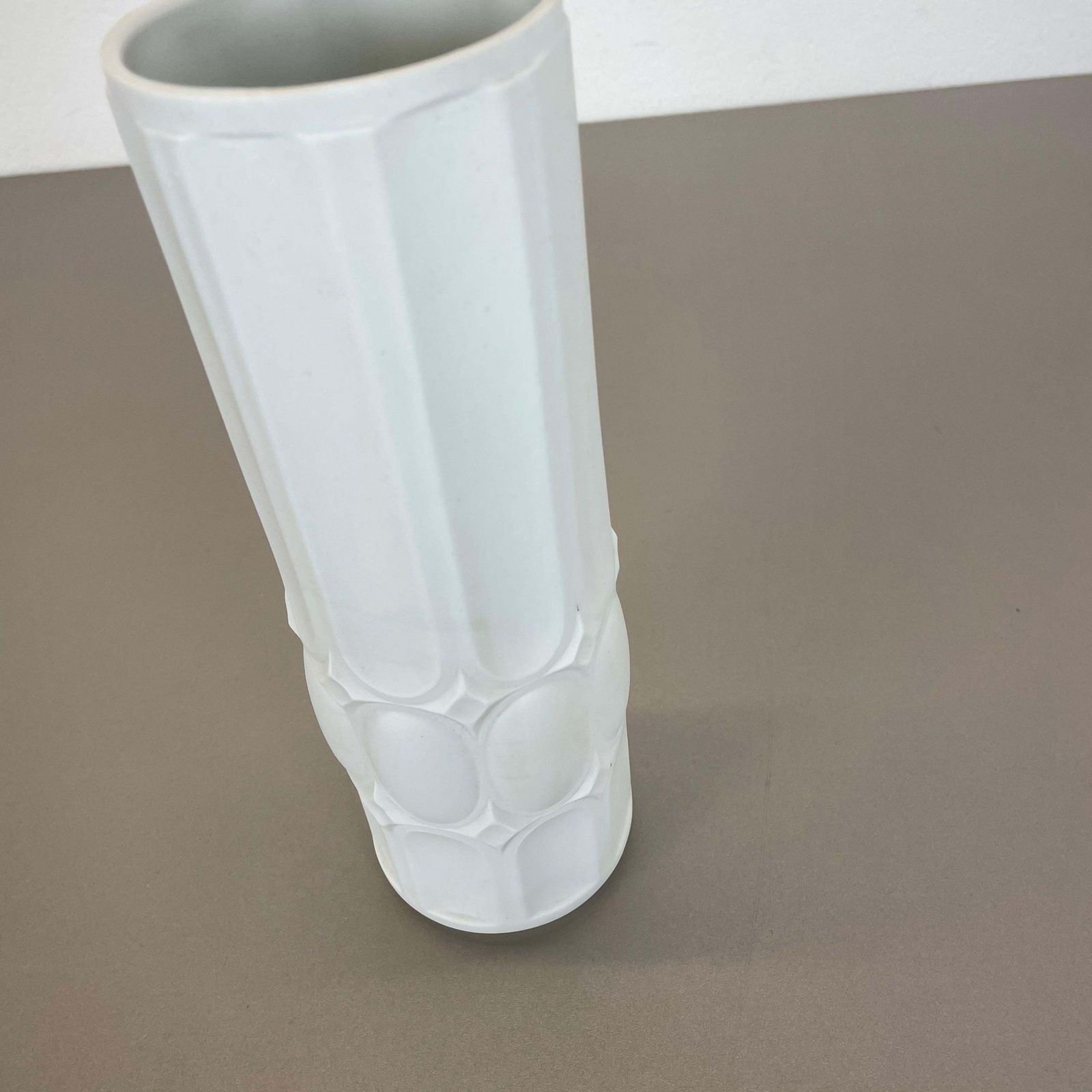 Home Decor Original Large Porcelain Op Art Vase Made By Royal Bavaria Kpm, Germany, 1970s photo