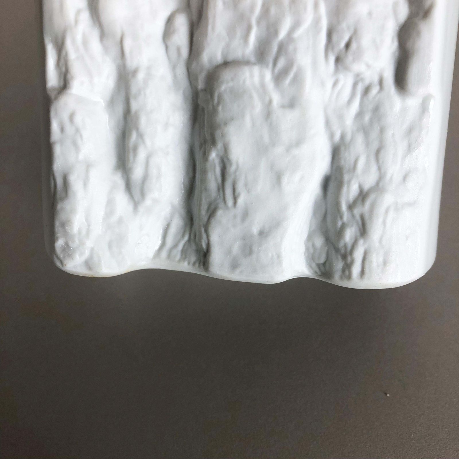 photo vinterior Original Large Porcelain Op Art Vase Made By Bareuther, Bavaria, Germany, 1970s