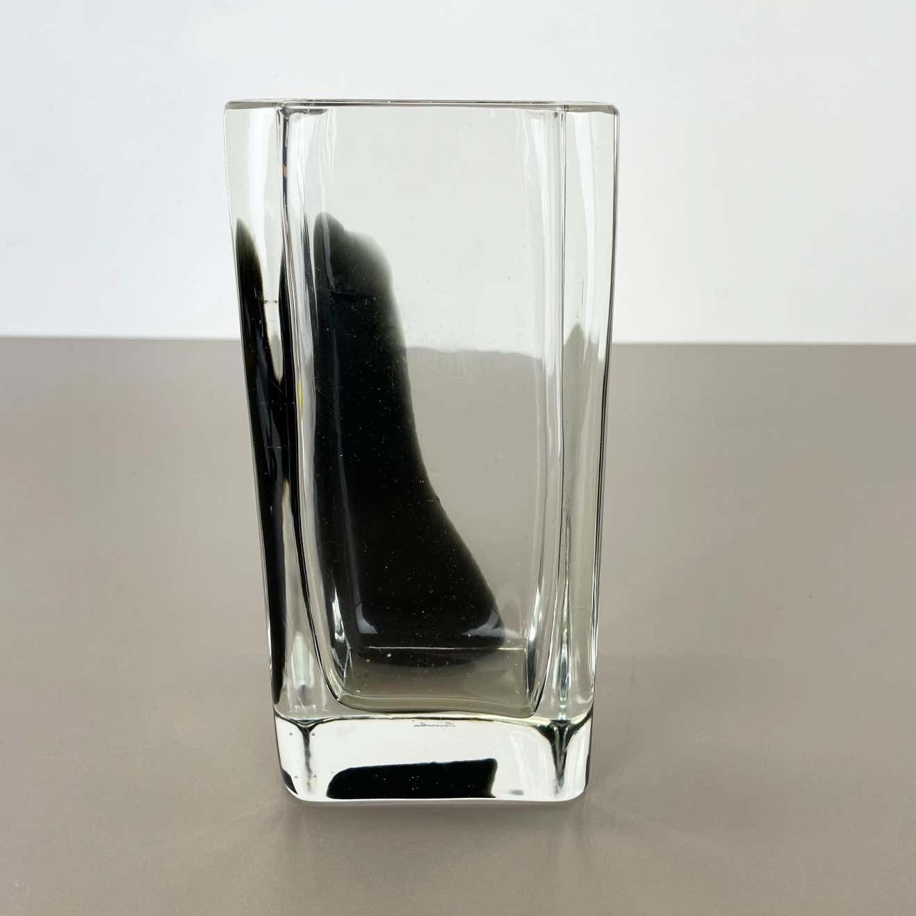 photo vintage New Old Stock Large 3.2kg Murano Glass Vase Antonio Da Ros Cenedese 1970, No.2