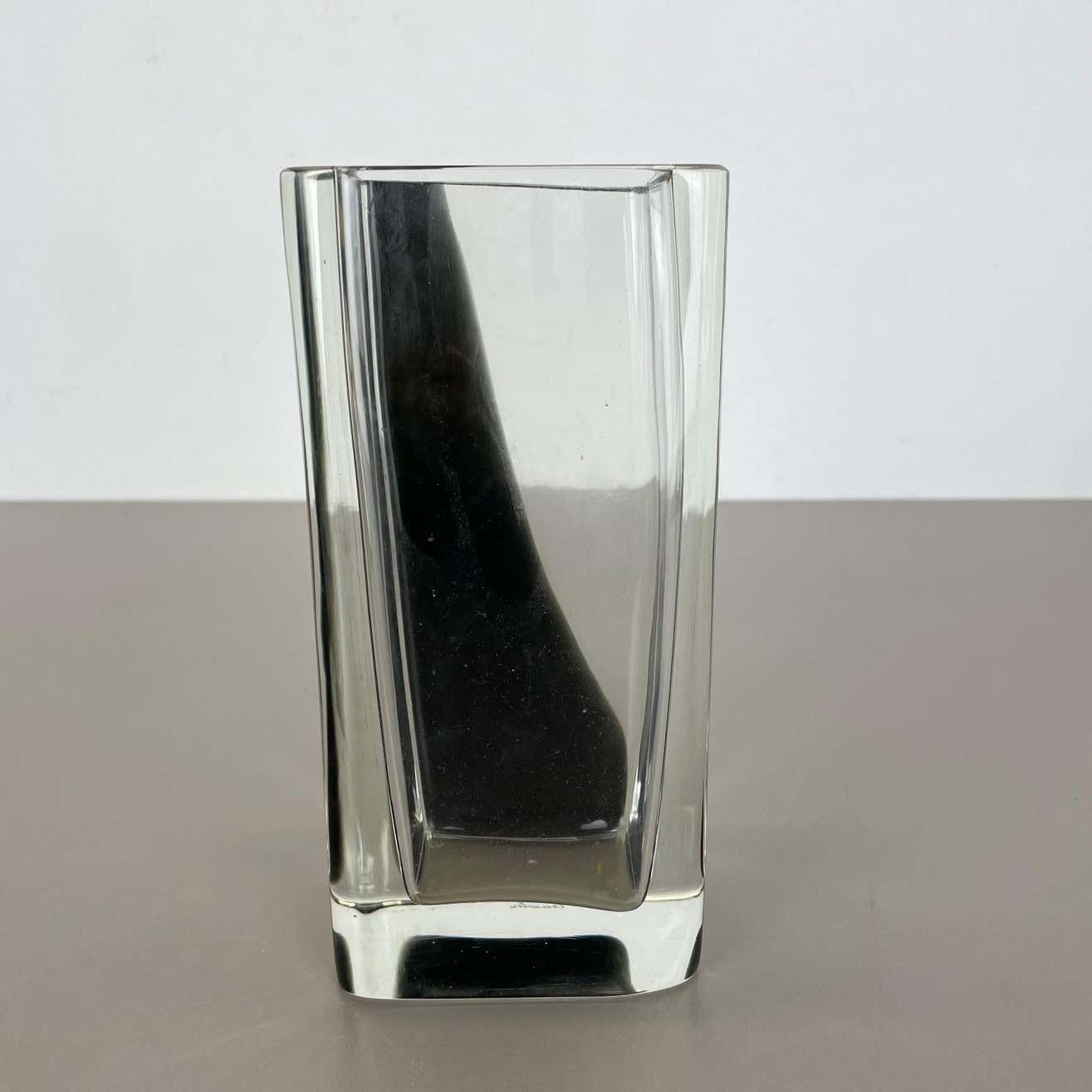 photo vinterior New Old Stock Large 3.1kg Murano Glass Vase Antonio Da Ros Cenedese 1970, No.1