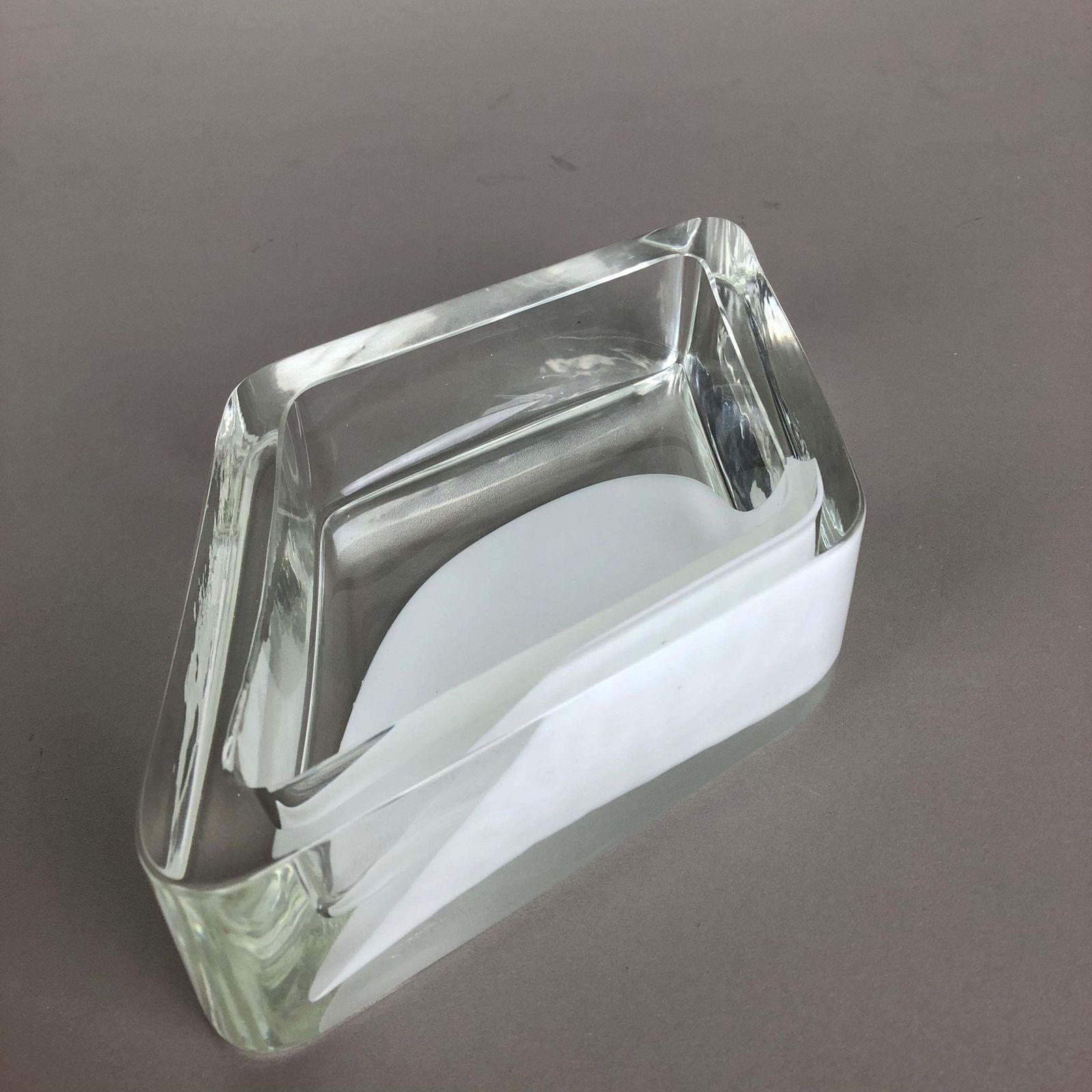 photo for sale New Old Stock, Murano Glass Shell Bowl, Antonio Da Ros, Cenedese, 1970