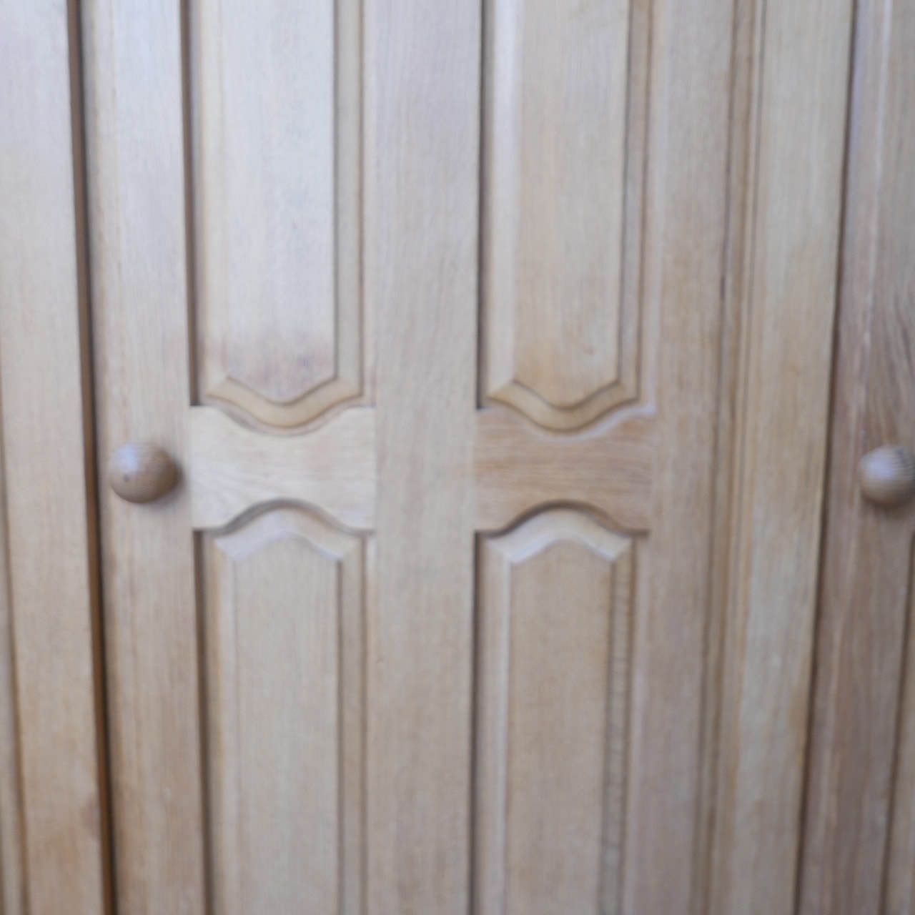 Furniture Guillerme Et Chambron Oak Mid Century French Armoire Cabinet photo