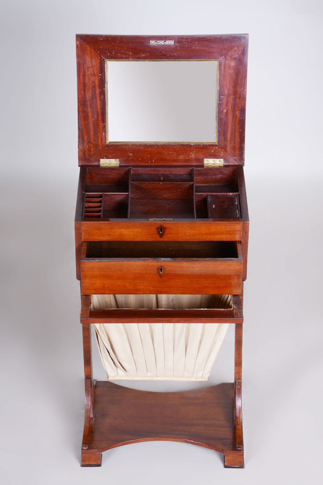 19th Century Restored German Biedermeier Table, Made With Mahogany, 1820s photo for sale