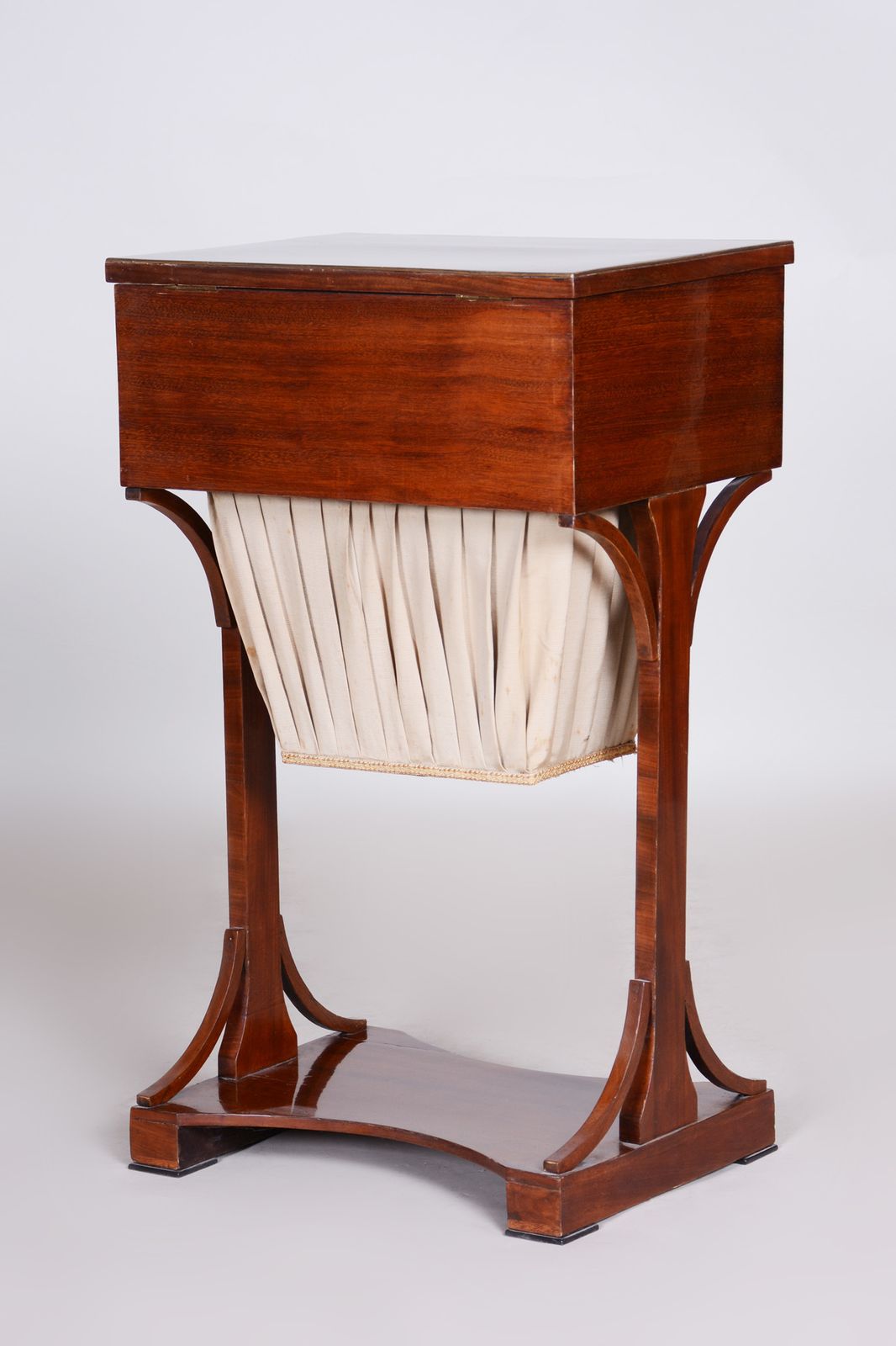 993.0 19th Century Restored German Biedermeier Table, Made With Mahogany, 1820s photo