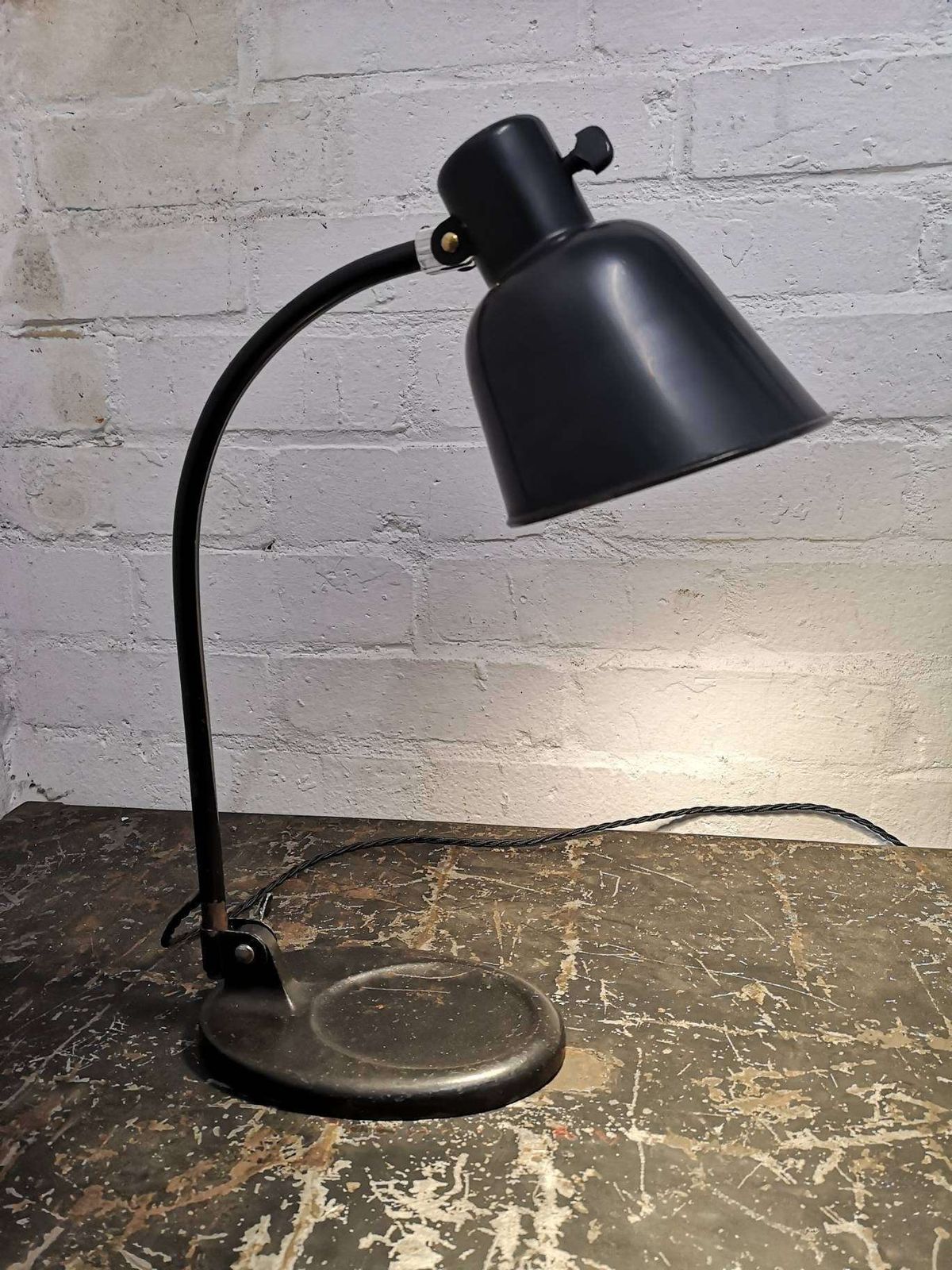 1930s Table Lamp By Christian Dell For Bur Bunte & Remmler Lighting Company Model Matador 2768 photo vintage