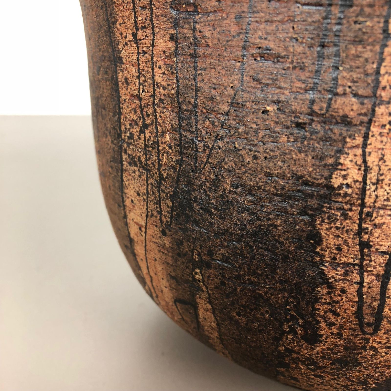 Extra Large Planter Pot Ceramic Studio Pottery Vase By Gerhard Liebenthron, 1986 photo vinterior