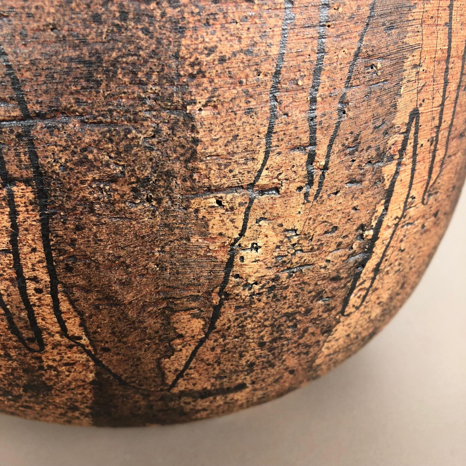 Extra Large Planter Pot Ceramic Studio Pottery Vase By Gerhard Liebenthron, 1986 photo vintage