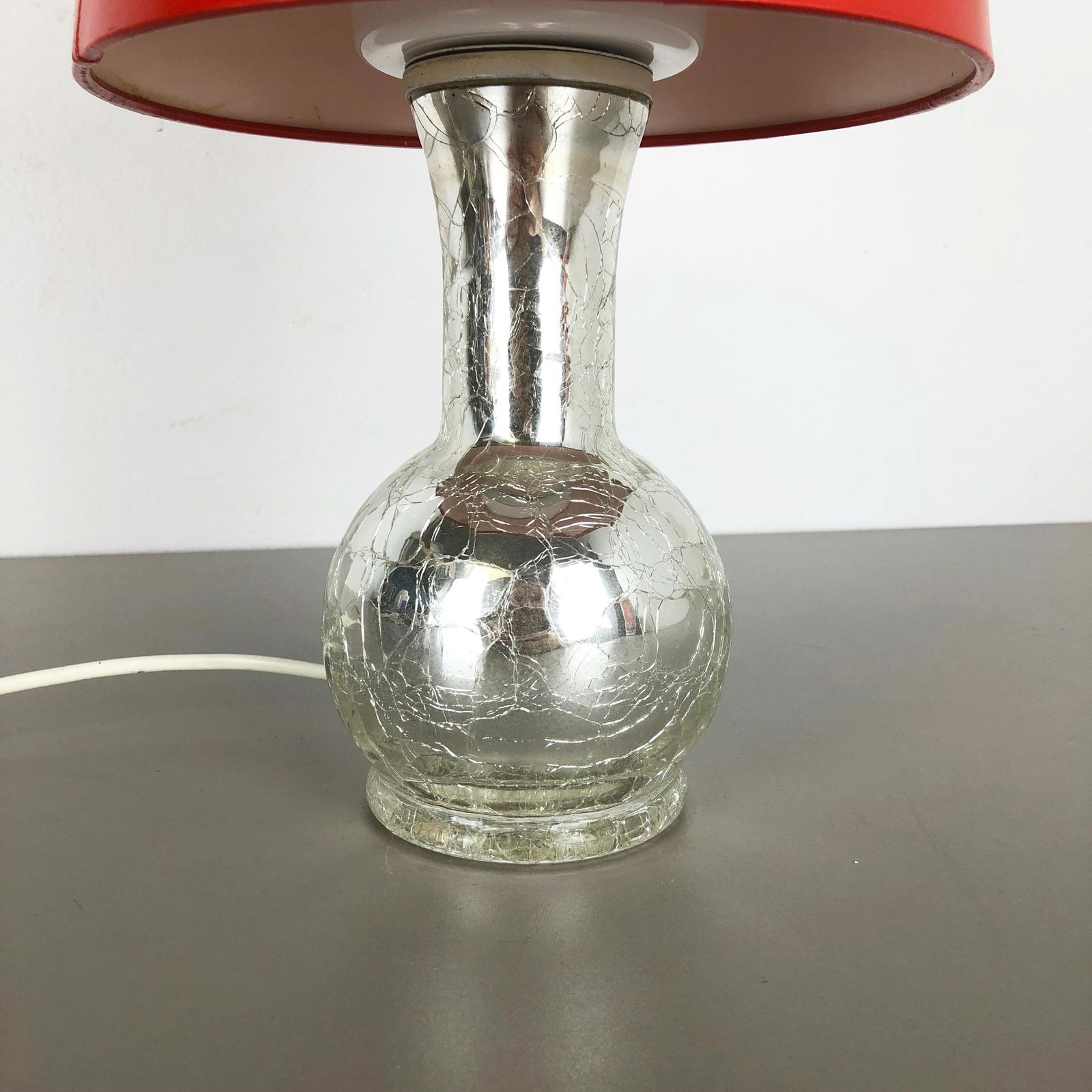 Glass Table Light By Uno & östen Kristiansson For Luxus Vittsjö, Sweden, 1970s photo for sale