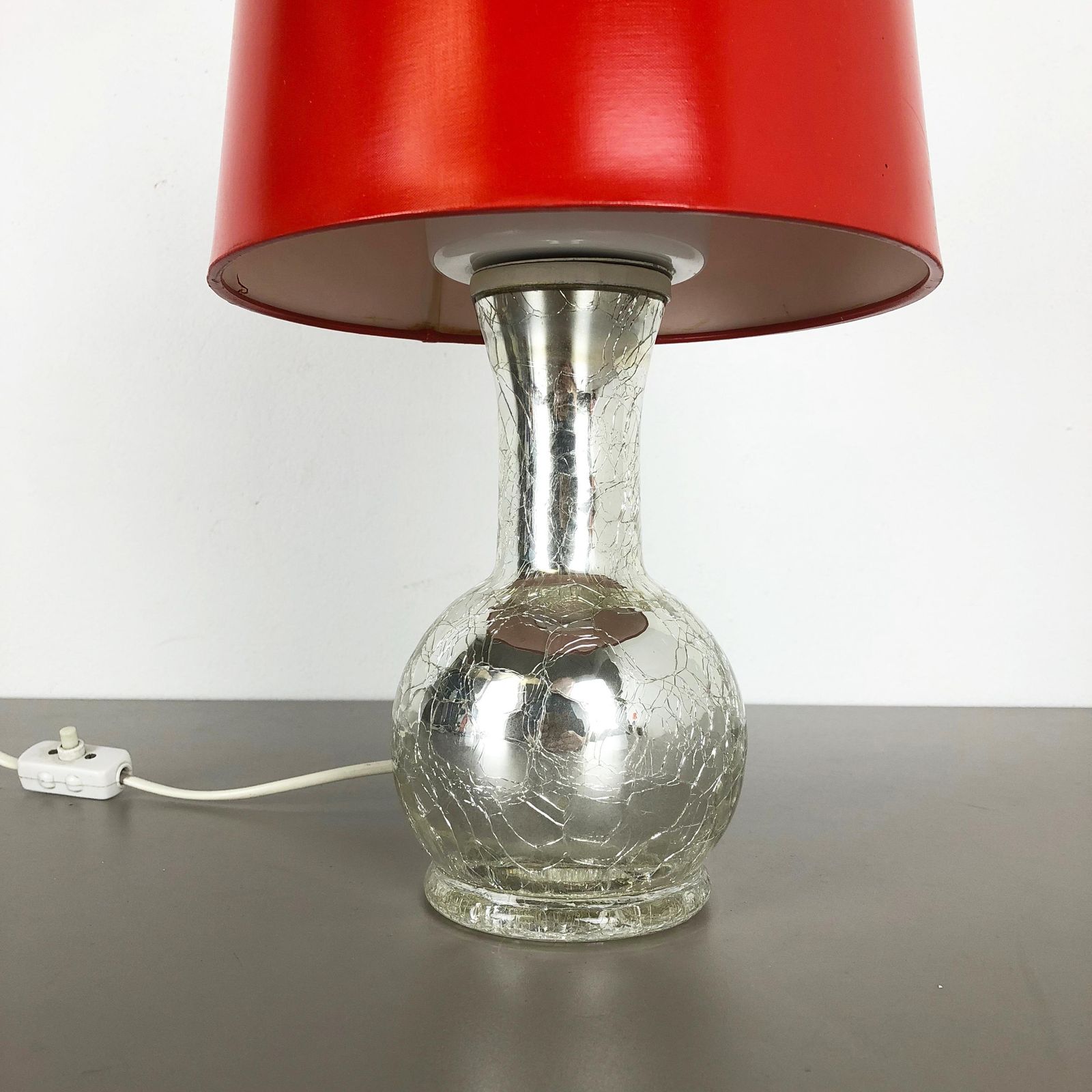 Glass Table Light By Uno & östen Kristiansson For Luxus Vittsjö, Sweden, 1970s photo vinterior