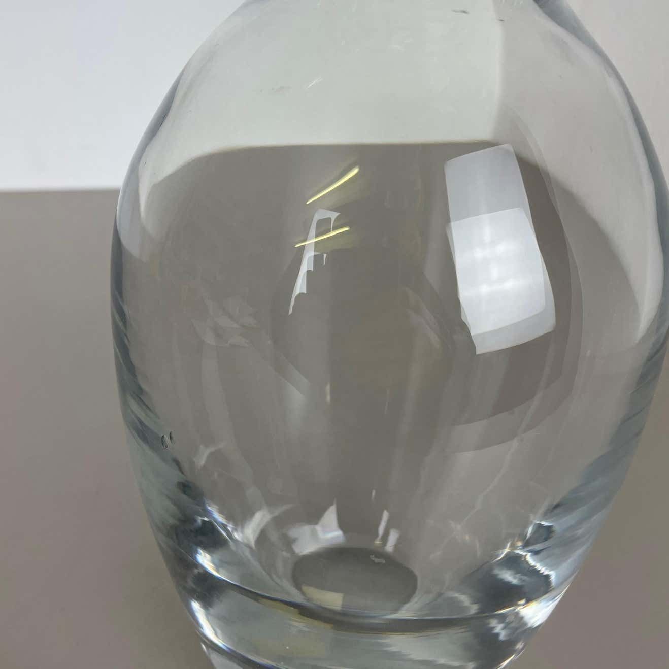 Home Decor Extra Large 2.5kg Lucid Vase Murano Vetri Glass Cenedese Vetri, Italy, 1970 photo