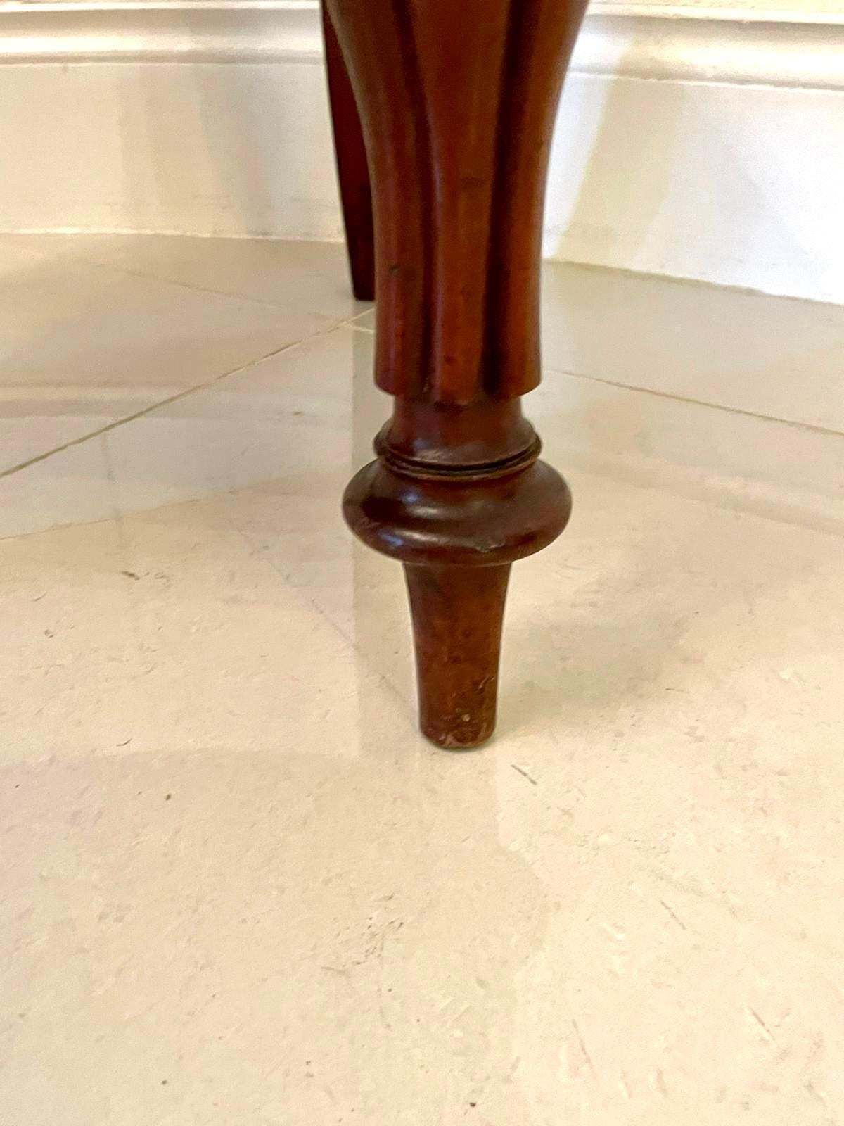 Antique Set Of Six Victorian Mahogany Dining Chairs photo for sale