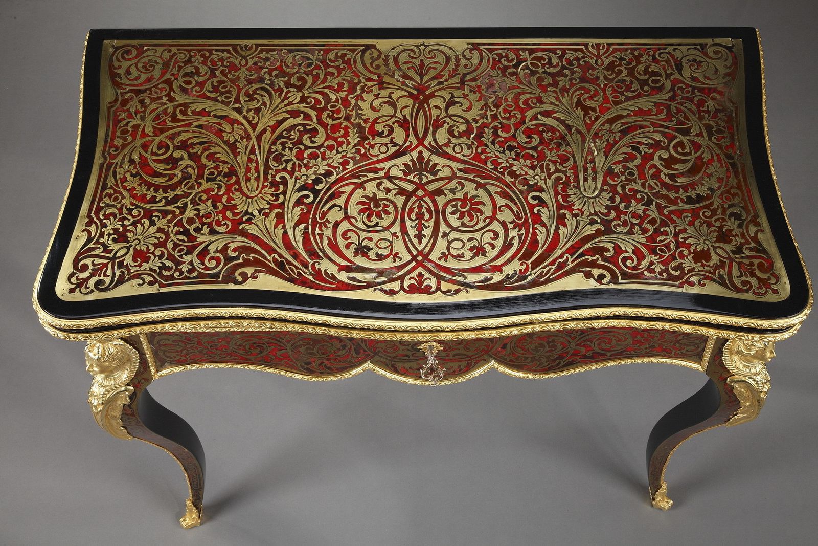 8095.0 Console And Game Table In Boulle Marquetry photo