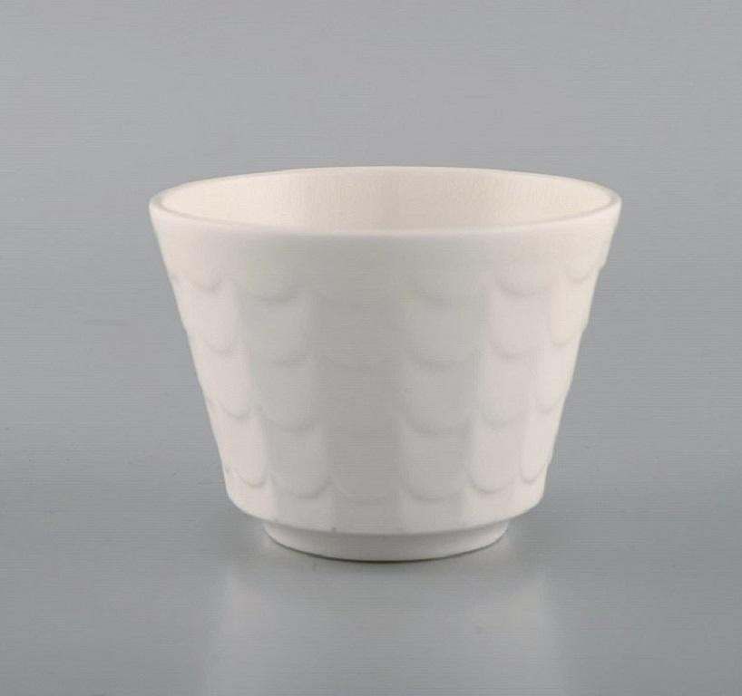 Wilhelm Kåge For Gustavsberg, Six Flower Pot Covers In Porcelain