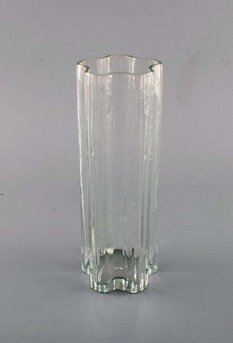 Stölzle Oberglas, Austria, 11 Vienna Vases In Clear Art Glass, 1980s photo buy