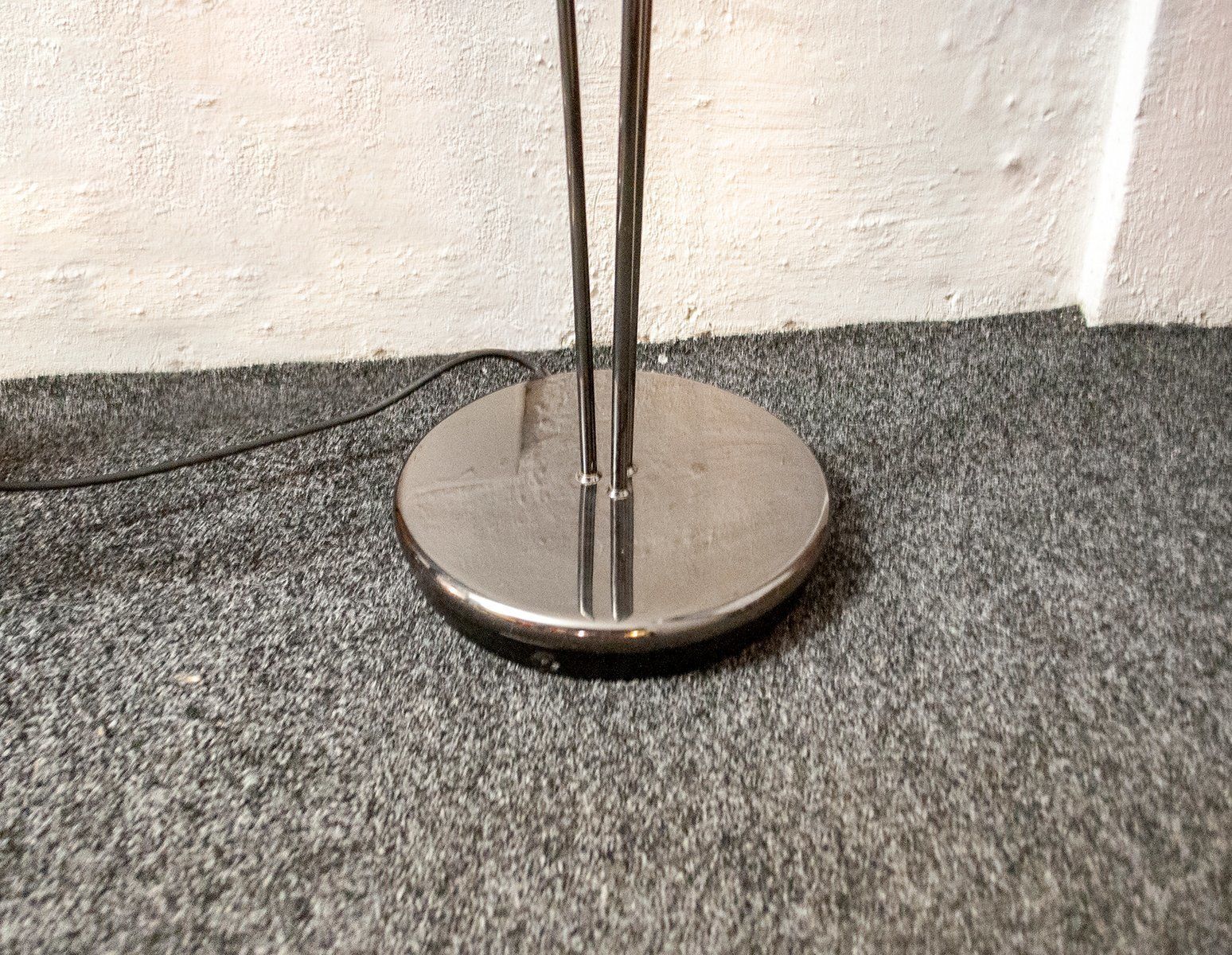 Drielamps Vloerlamp Van Metaal, Italië, Jaren 1980 photo furniture
