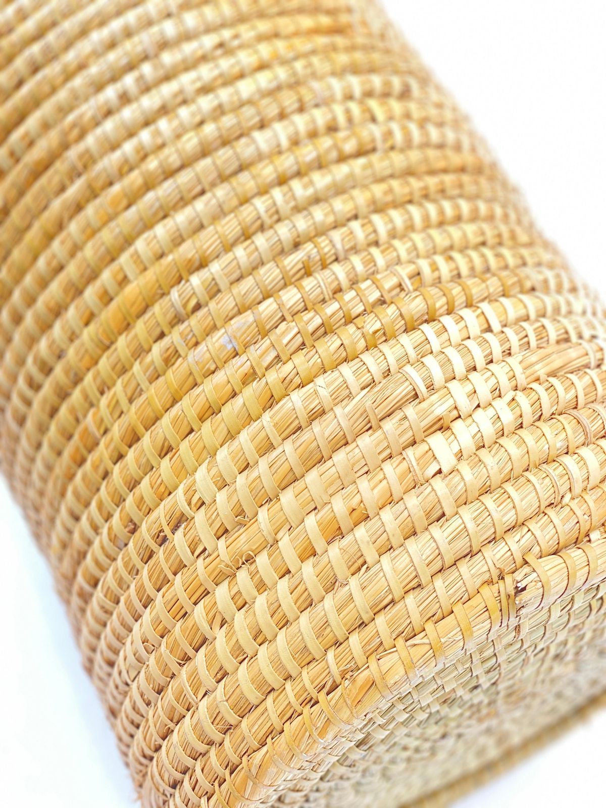 Basket In Rattan, Cooper And Brass, Italy, 1970 photo 473.0