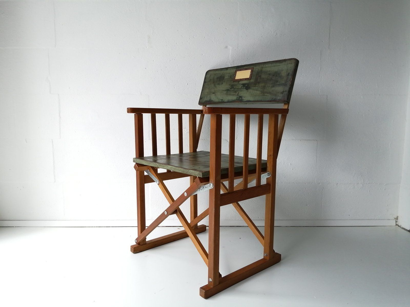 Tuinvouwstoel, Jaren 1980, Grenenhout photo furniture