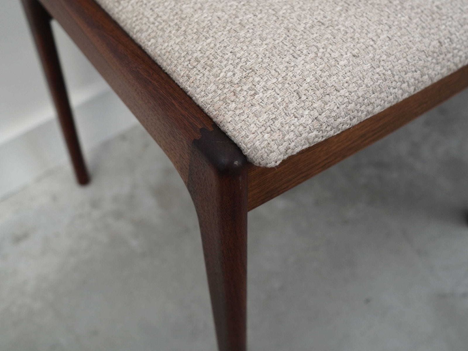 Set Of Four Teak Chairs, Danish Design, 1970s, Designer: Johannes Andersen photo Furniture
