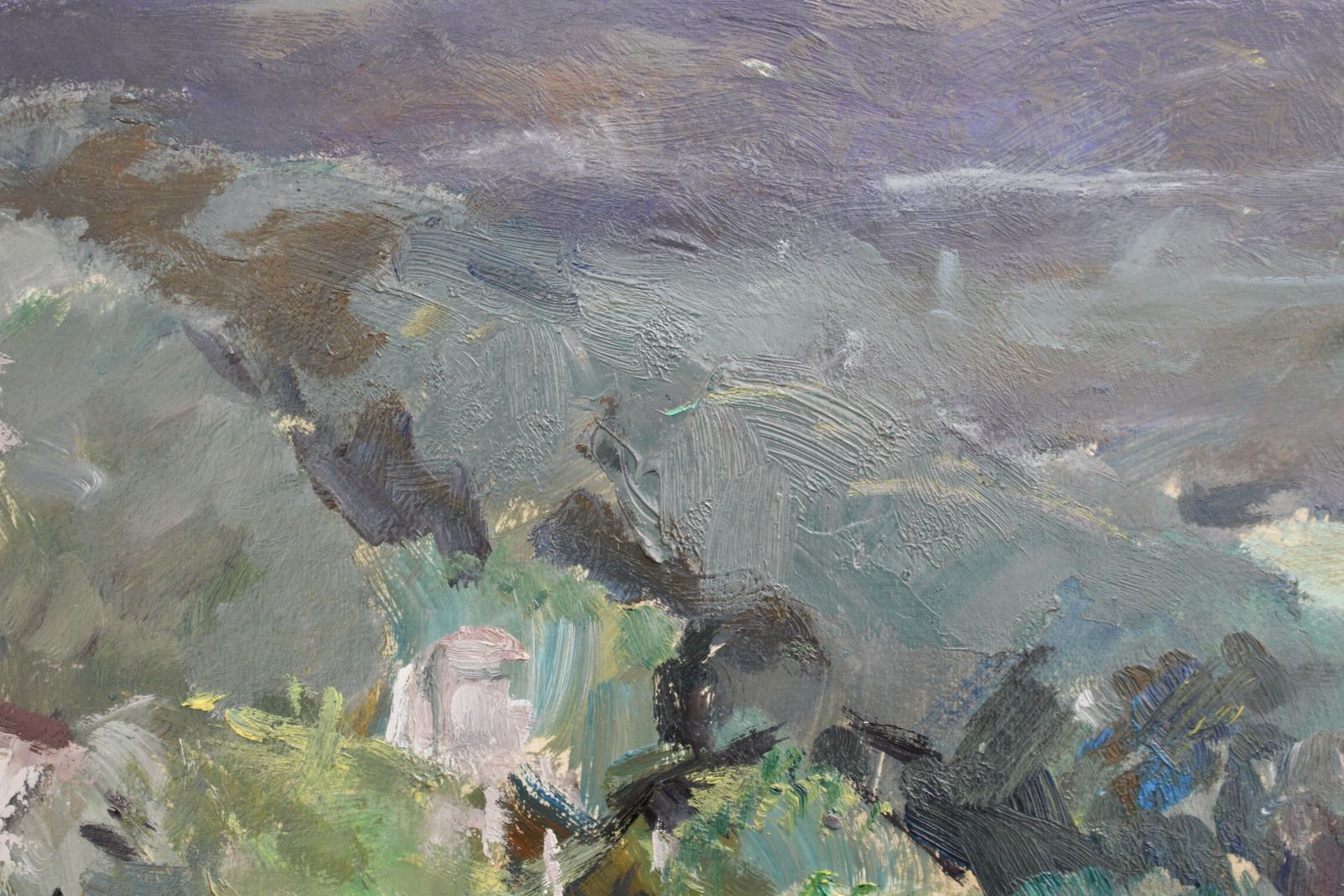 photo for sale 'The Valley In Biot Côtes D'azur' By Lucien Martial (Circa 1960s)