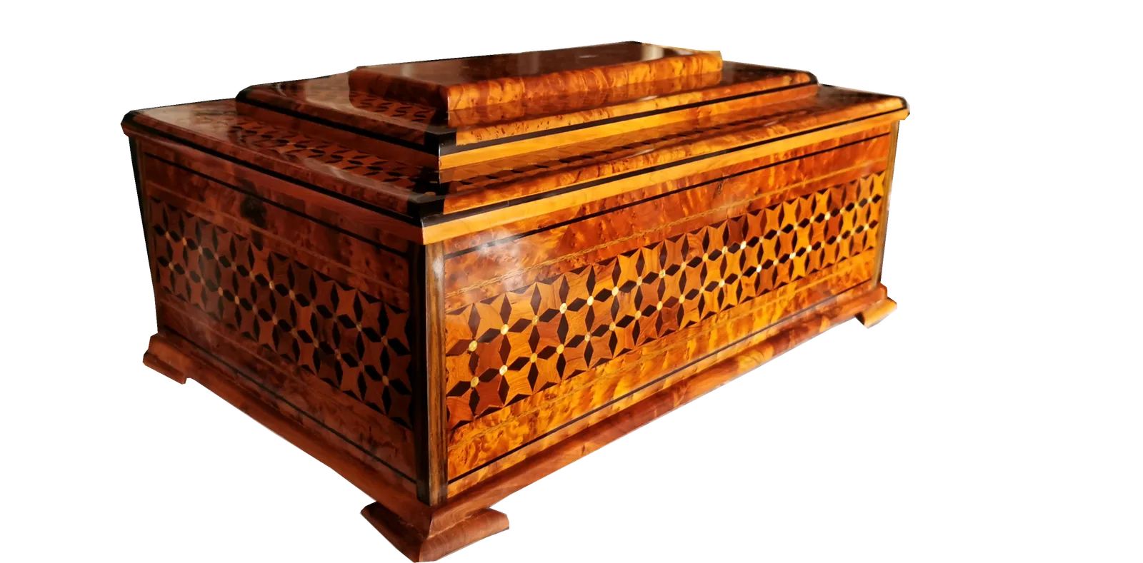 Unique Large Jewellery Box. Inlaid With Silver And Mother Of Pearl. photo furniture