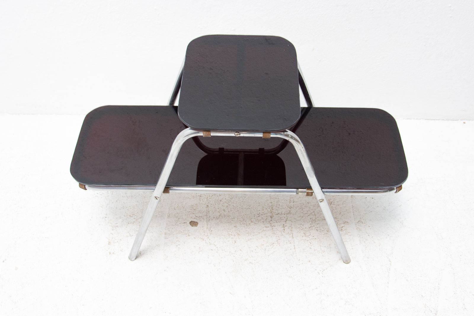 Furniture Bauhaus Tubular Steel Flower Stand, 1930´S, Central Europe photo