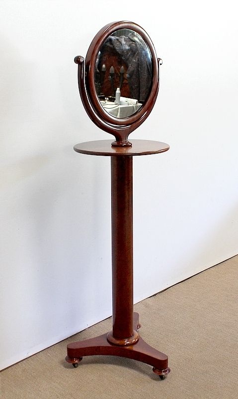 Psyche Mirror For Men In Mahogany, Empire Period, Early 19th Century photo 2873.7