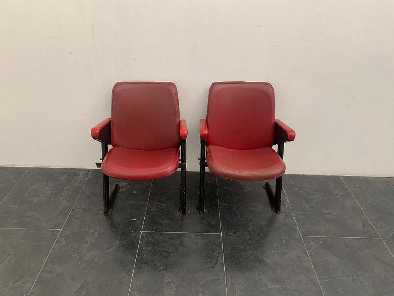 Pair Of Cinema Armchairs By Rima 70s
