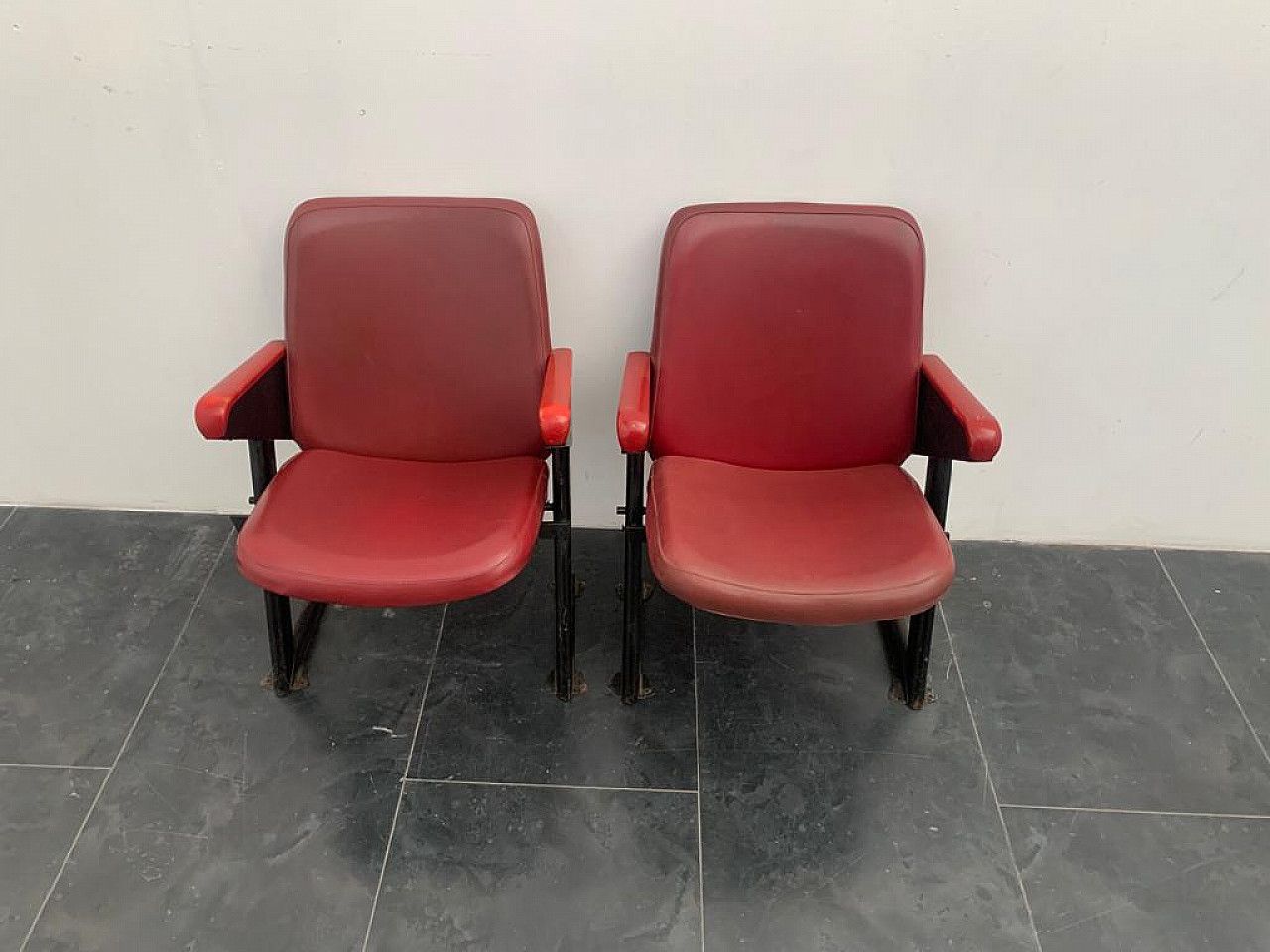 Pair Of Cinema Armchairs By Rima 70s photo furniture