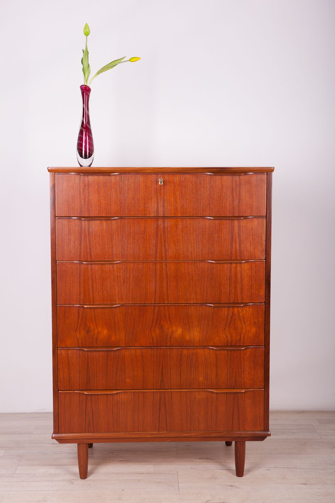 Mid Century Danish Teak Dresser, 1960s
