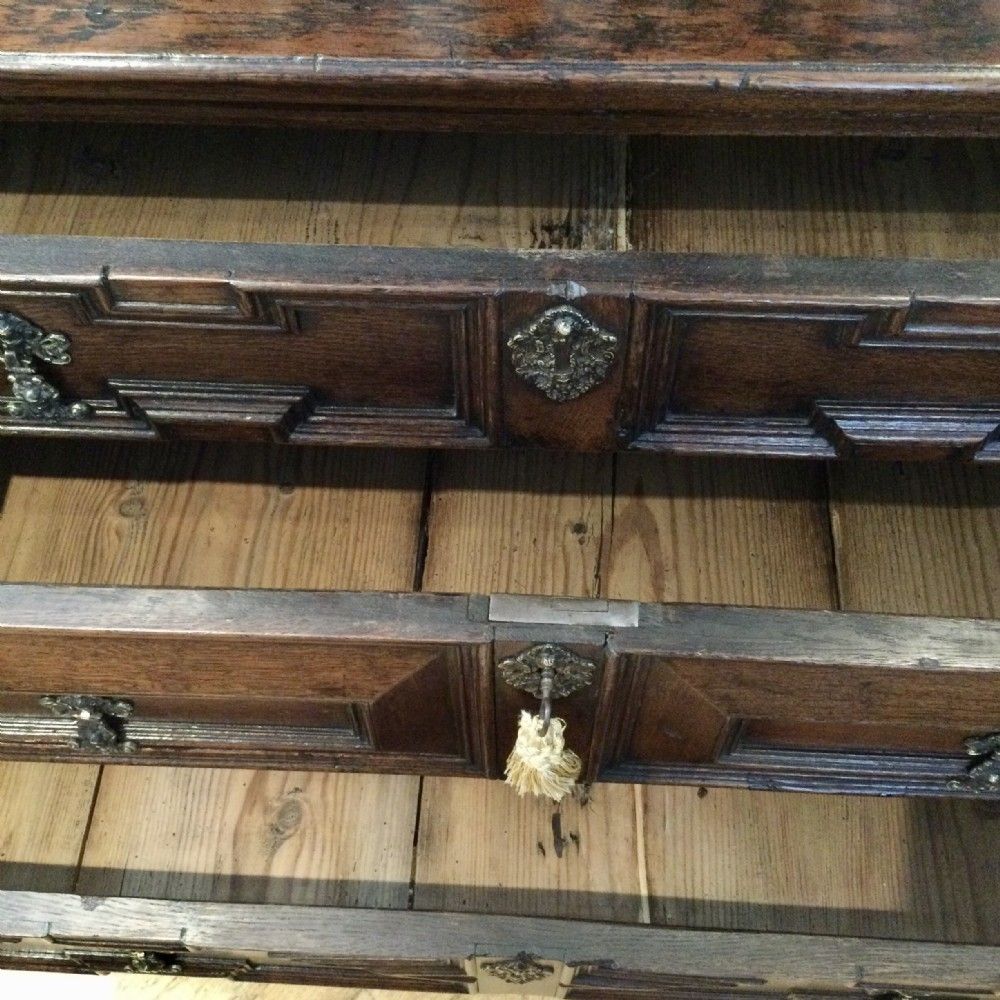 17th Century Chest Of Drawers, 1700s photo vintage