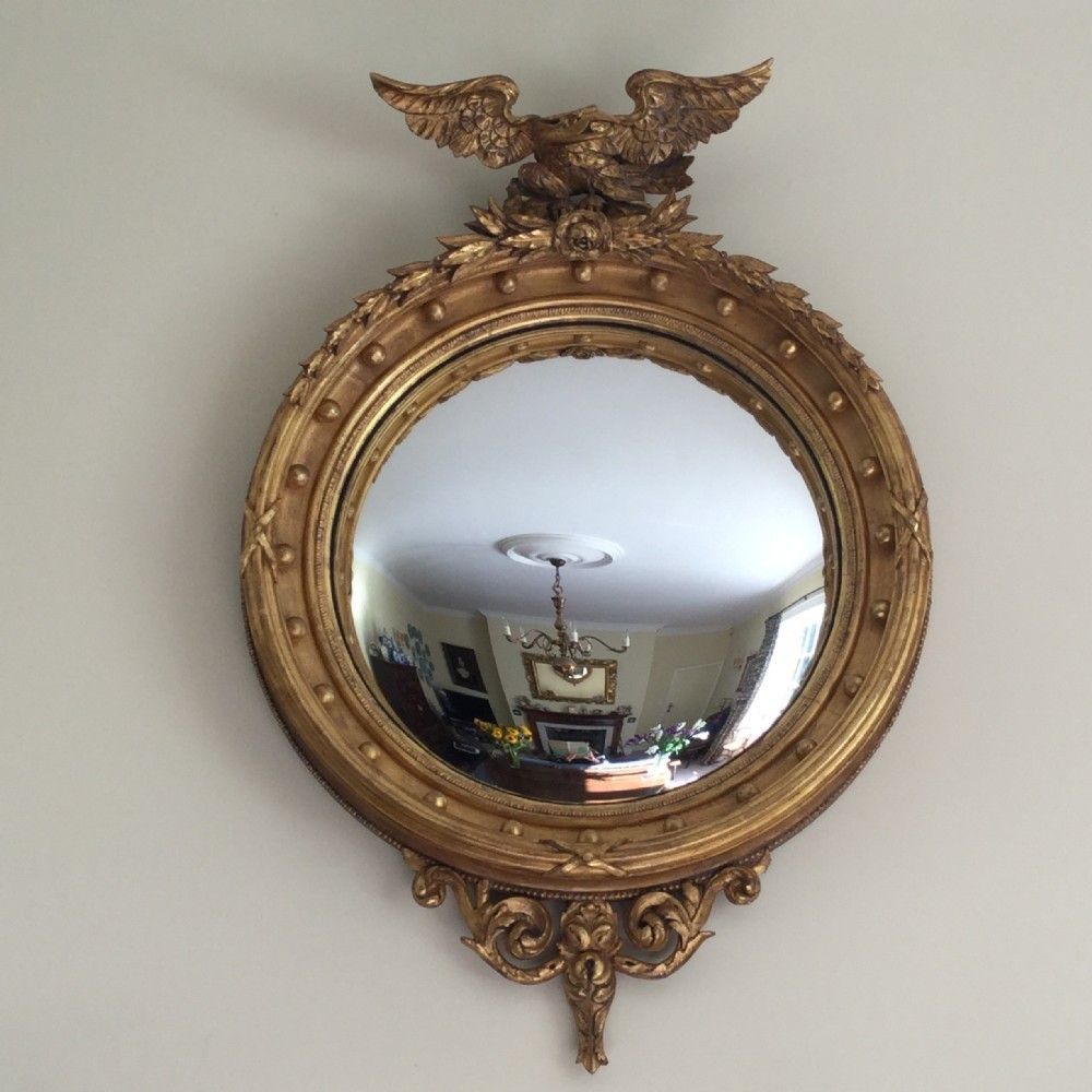 A Stunning 19th Century Convex Mirror photo vinterior