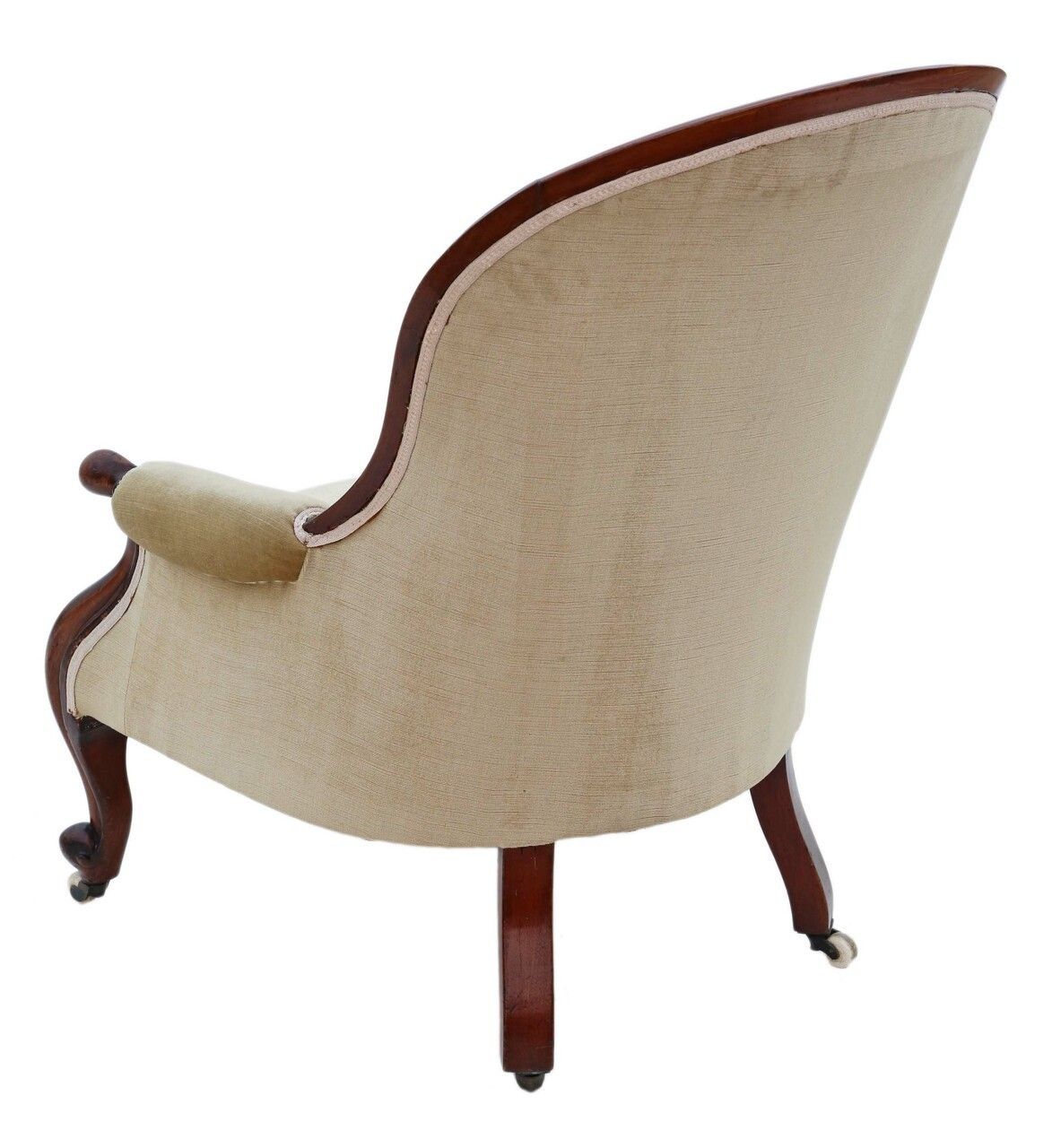 Victorian Mahogany Spoon Back Slipper Armchair C1870 photo furniture