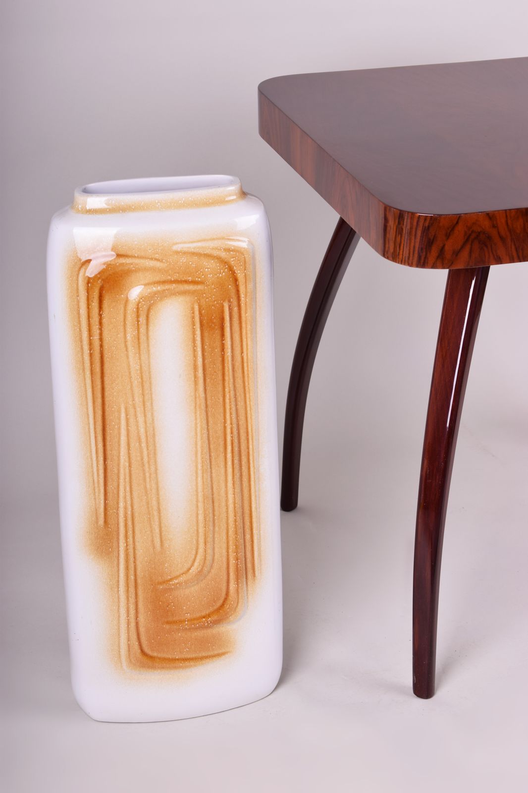 Ceramic Vase Made In Czechia, Original Condition, Mid Century. Made By Ditmar Urbach photo 500.0