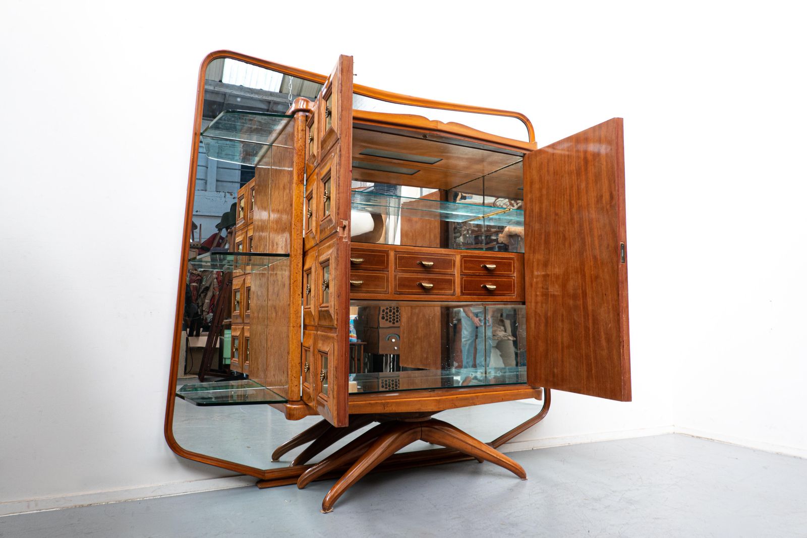 photo buy Mid Century Modern Bar By Guglielmo Ulrich By Arredamenti Casa, 1950s
