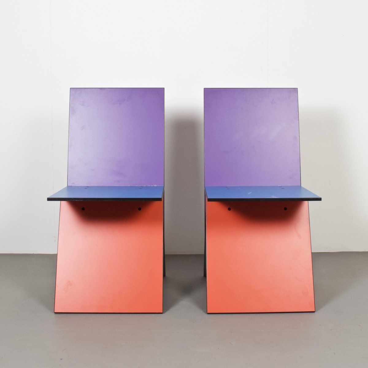 Vintage Swedish Vilbert Chairs By Verner Panton For Ikea, 1990s, Set Of 2 photo 2450.0