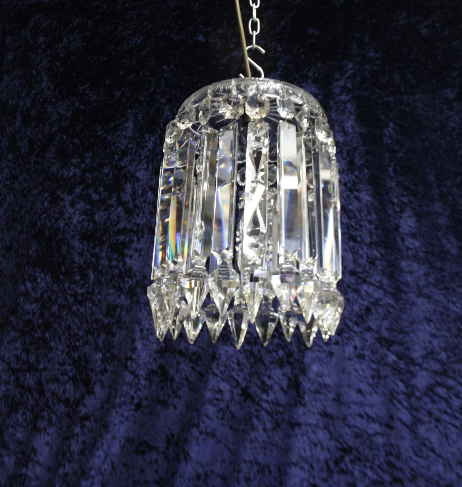 photo for sale Early 20th Century Lustre Chandelier