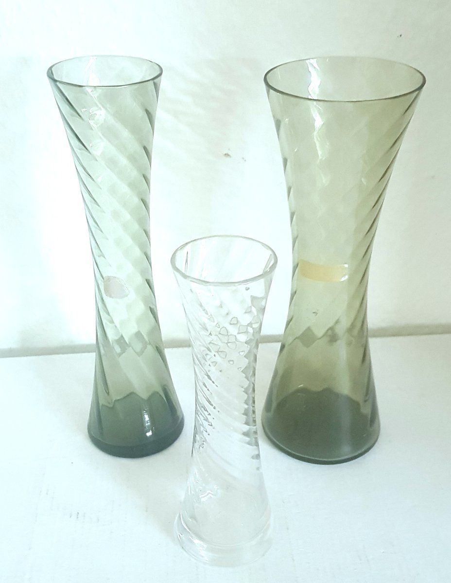 Vases With Serrated Edge By Alfred Taube For Füge & Taube, 1960s, Set Of 4 photo furniture