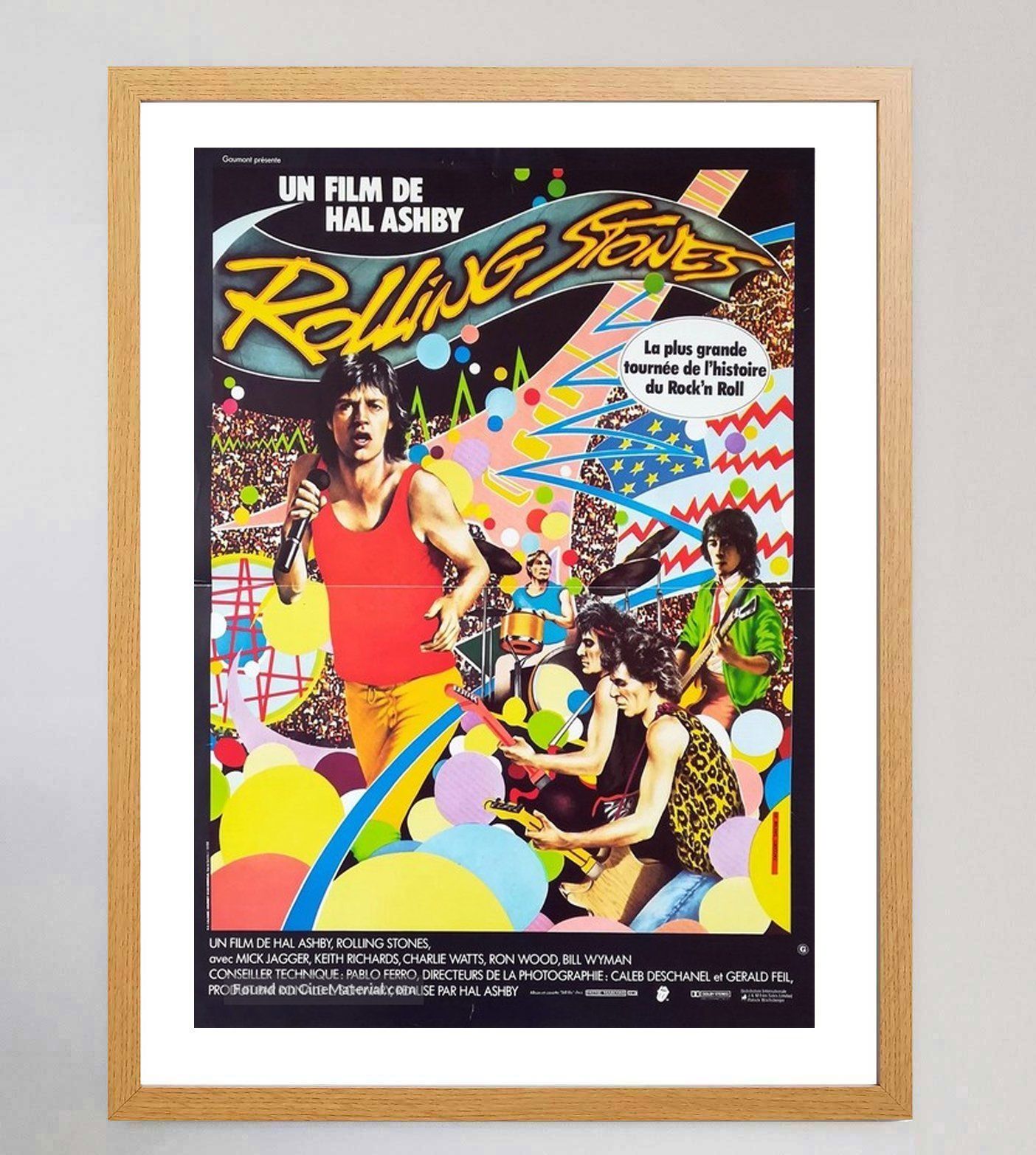 Rolling Stones   Let's Spend The Night Together (French) Original Vintage Poster photo Art