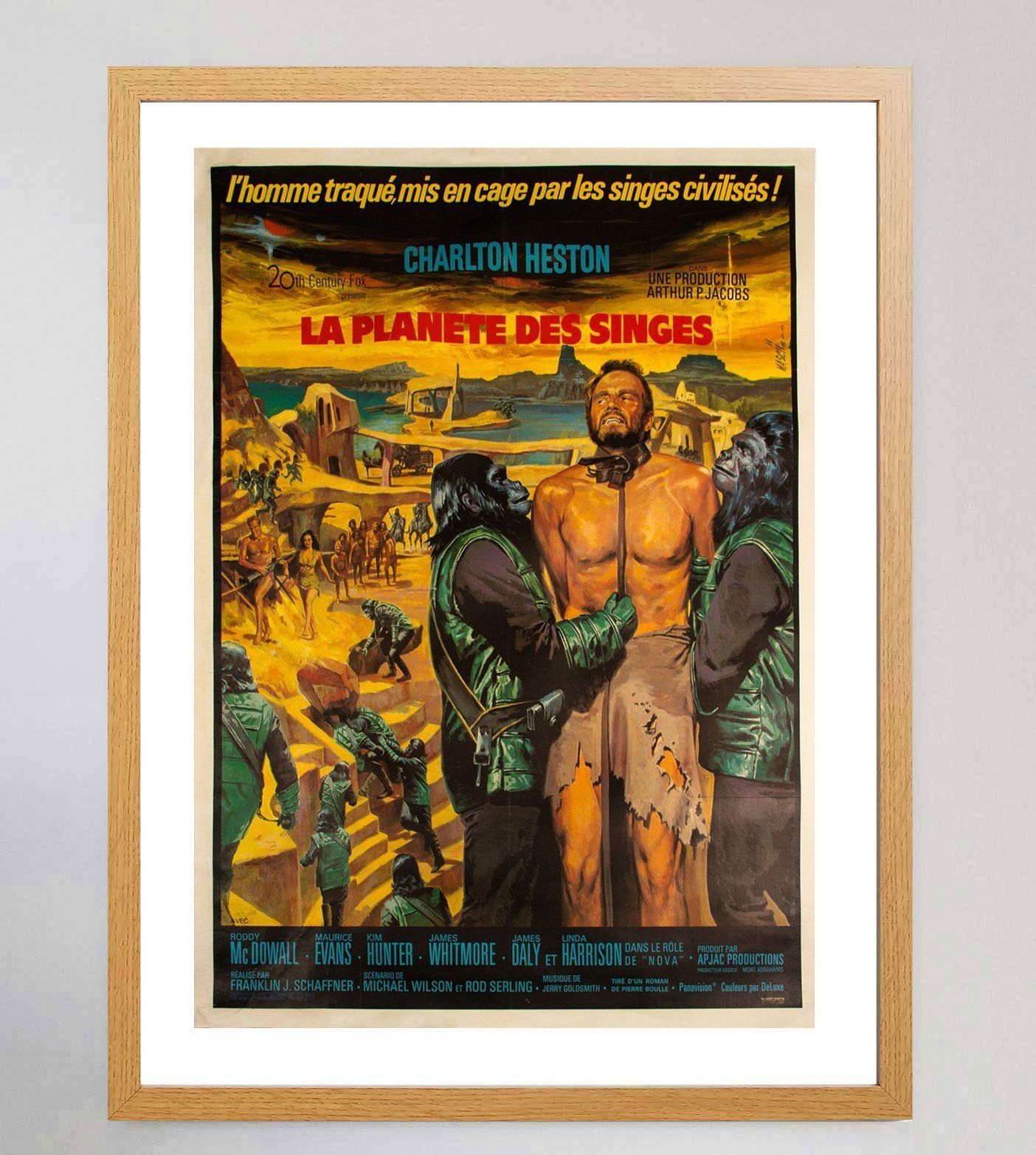 Planet Of The Apes (French) Original Vintage Poster photo Art