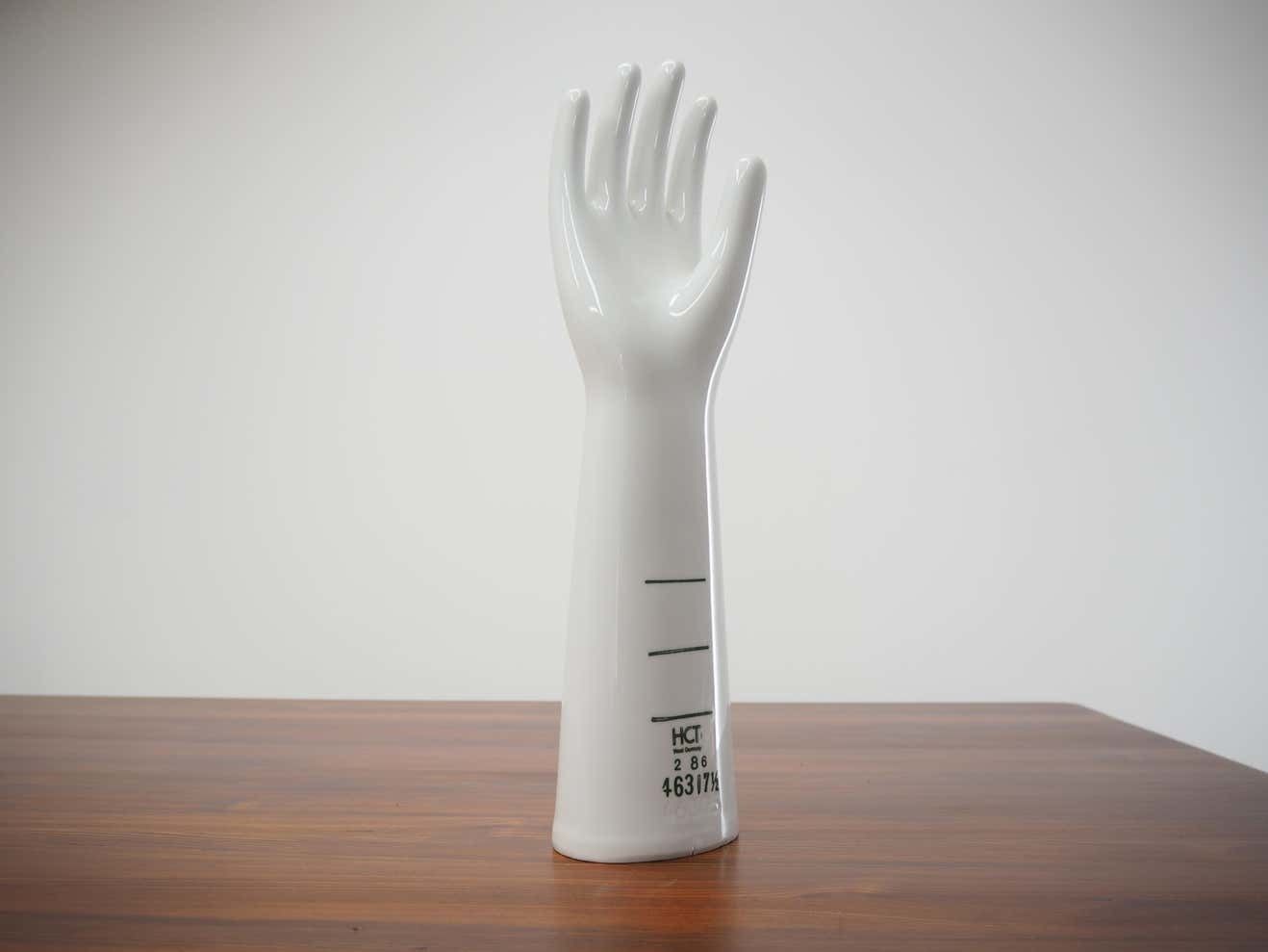 Midcentury Porclain Hand, Jewelry Holder, West Germany, 1960s photo buy