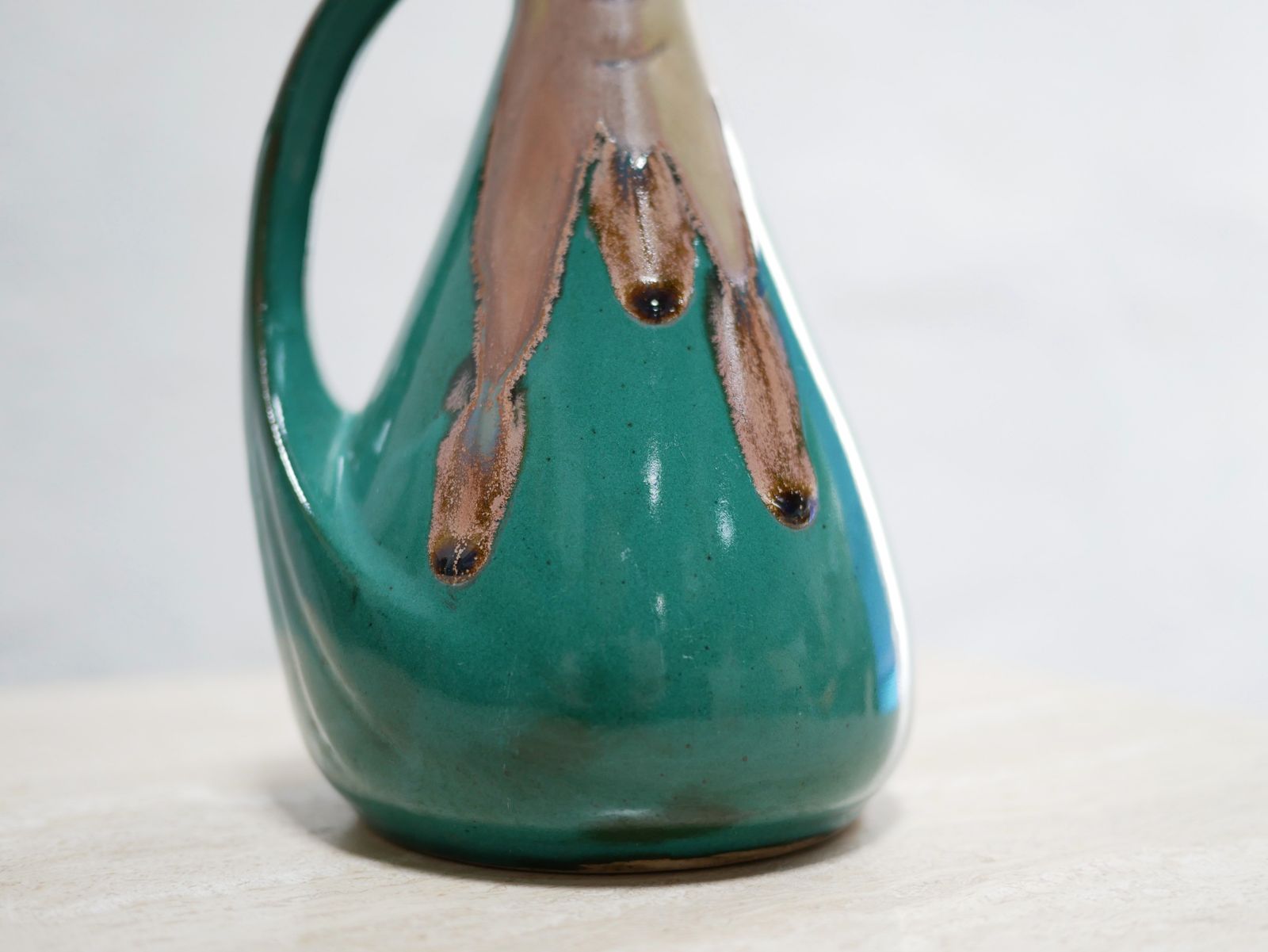 Ceramic Liqueur Decanter By The Denbac Manufacture photo vintage