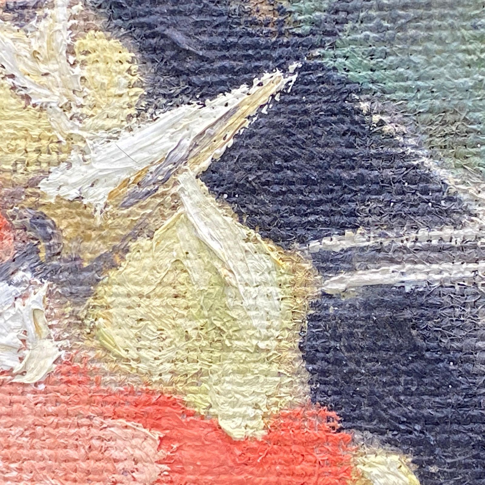 Original Oil Painting, A Couple In A Horse Team By French Painter Bousquet photo furniture