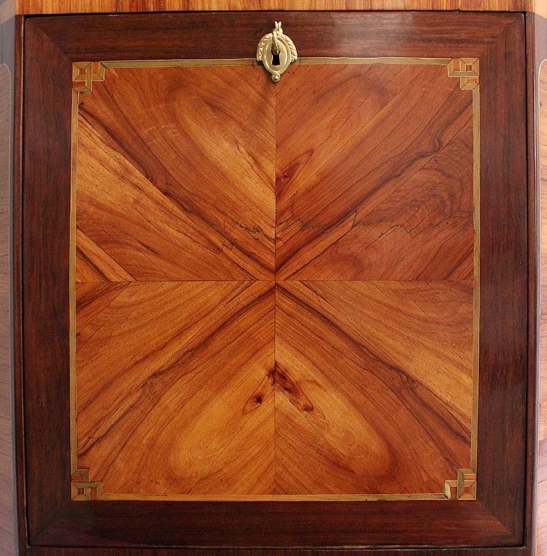 photo buy Small Secretary In Precious Wood, Louis XVI, 18th Century