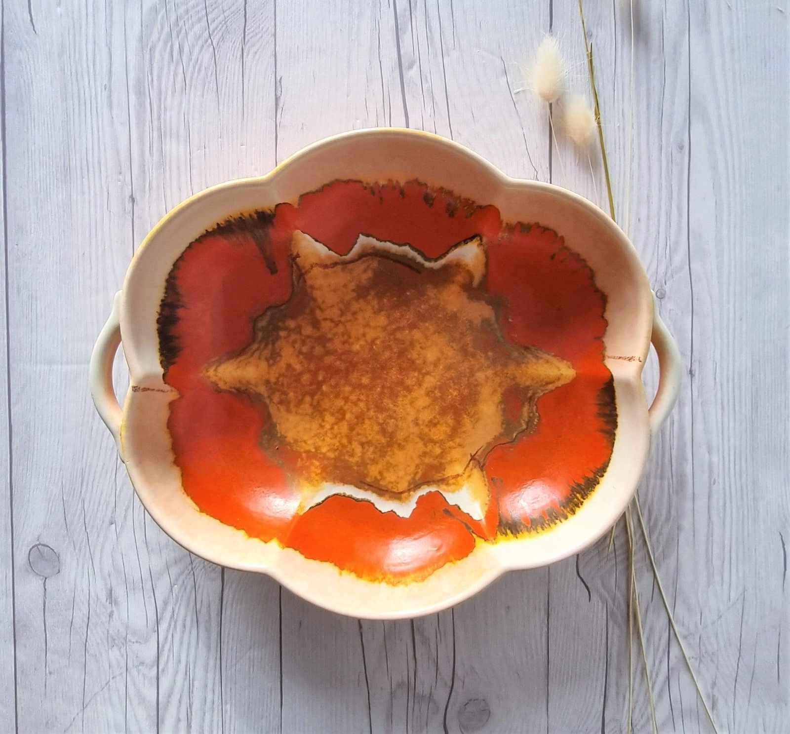 1930s Carstens Uffrecht, Art Deco Bauhaus Stylised Flow Glaze Dish Att. Hildegard Delius, Rare Regular Price£88.00 photo furniture